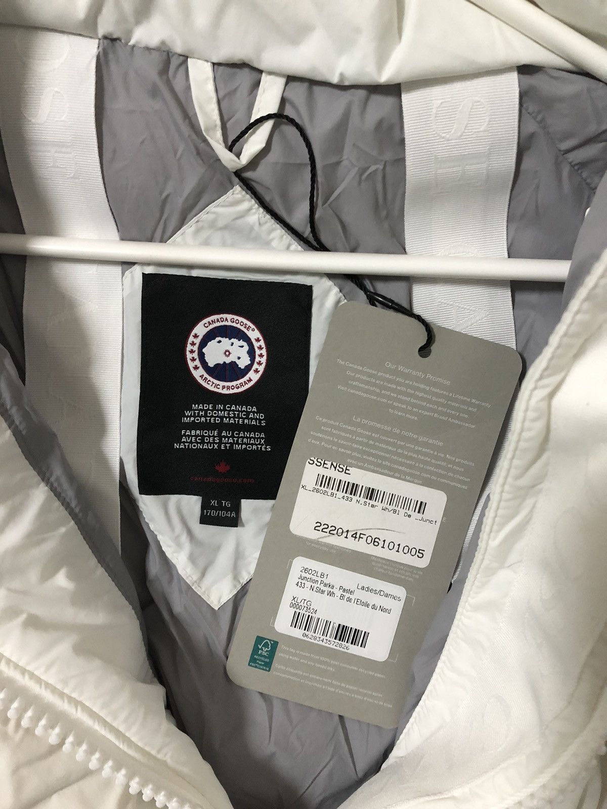 Canada Goose canada goose junction parka pastel down jacket white Size XL / US 12-14 / IT 48-50 - 5 Thumbnail
