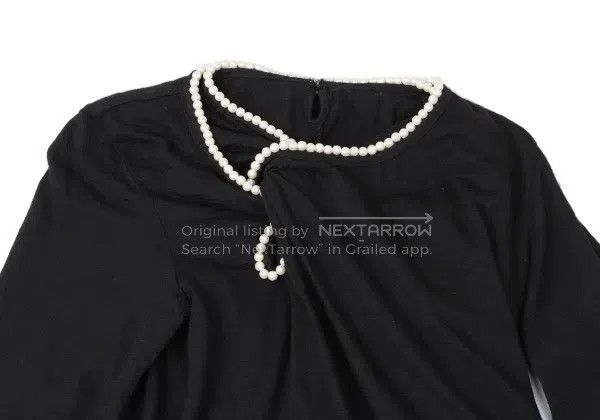 Comme des Garcons Comme Des Garcons Medium size Black vintage pearl top Size M / US 6-8 / IT 42-44 - 4 Thumbnail