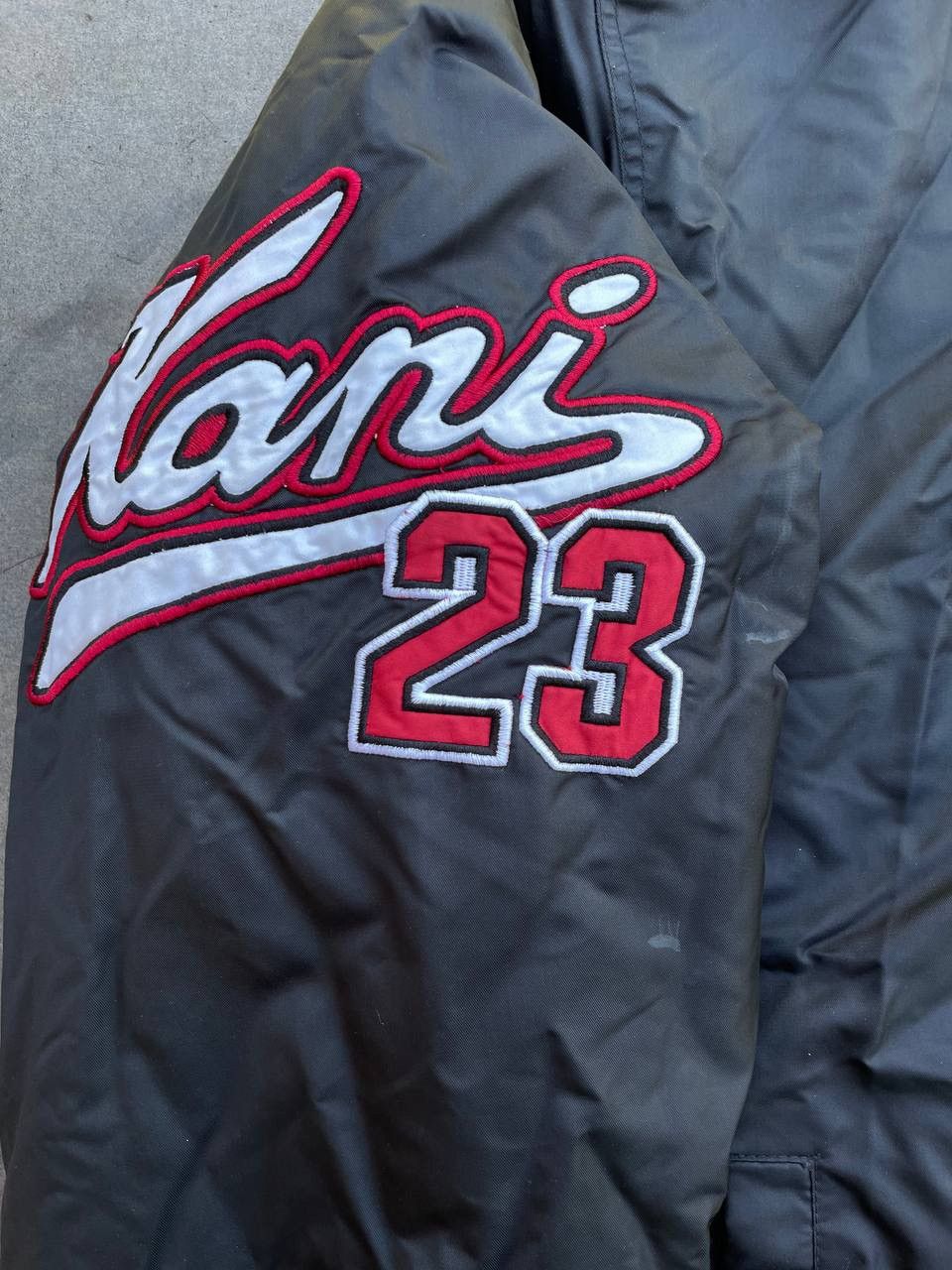 Karl Kani × Vintage Karl Kani Vintage #23 Brooklyn NY Bomber Jacket Size US XXL / EU 58 / 5 - 6 Thumbnail