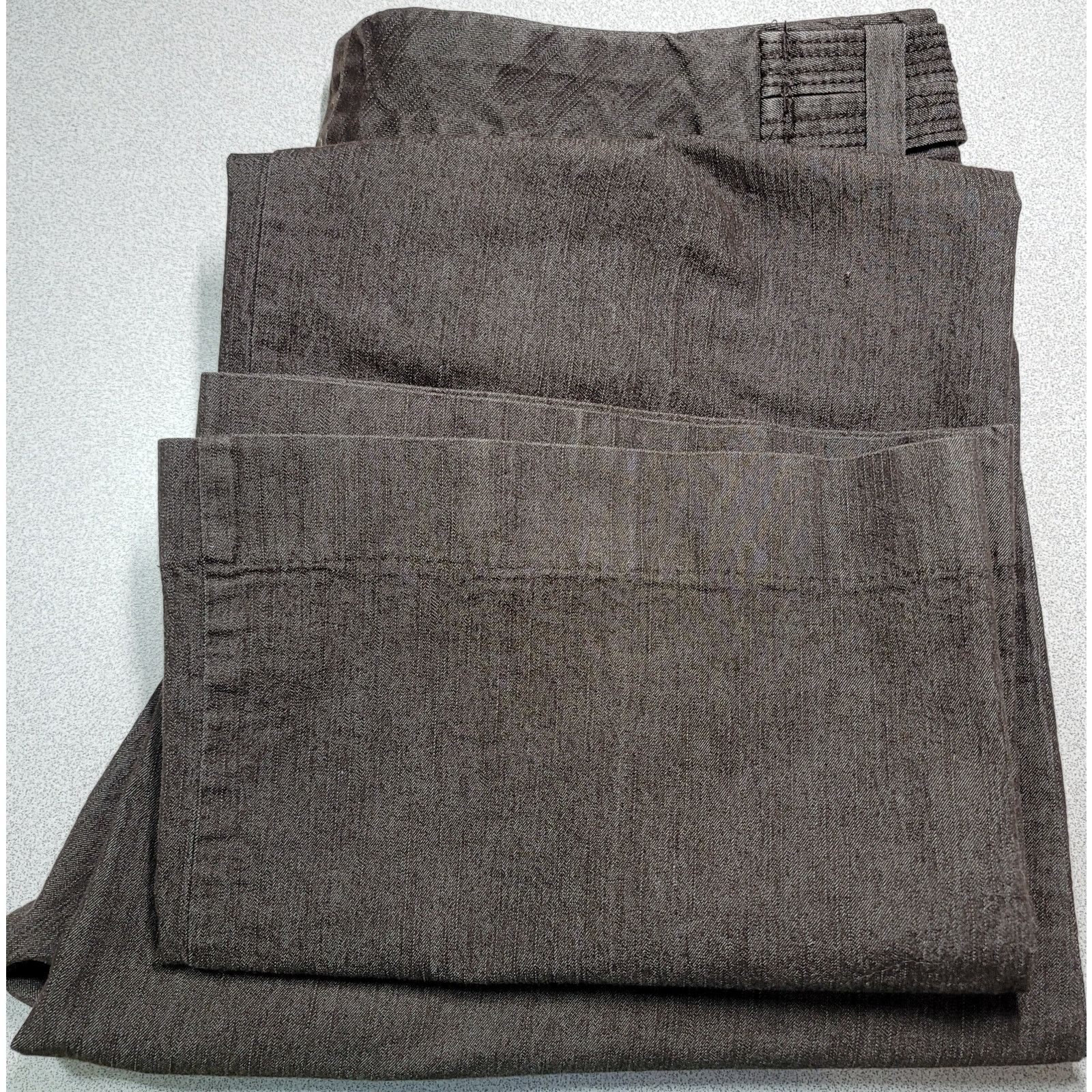 Other Larry Levine Brown Heathered Stretch Dress Pants 12 Size 34" / US 12 / IT 48 - 5 Thumbnail