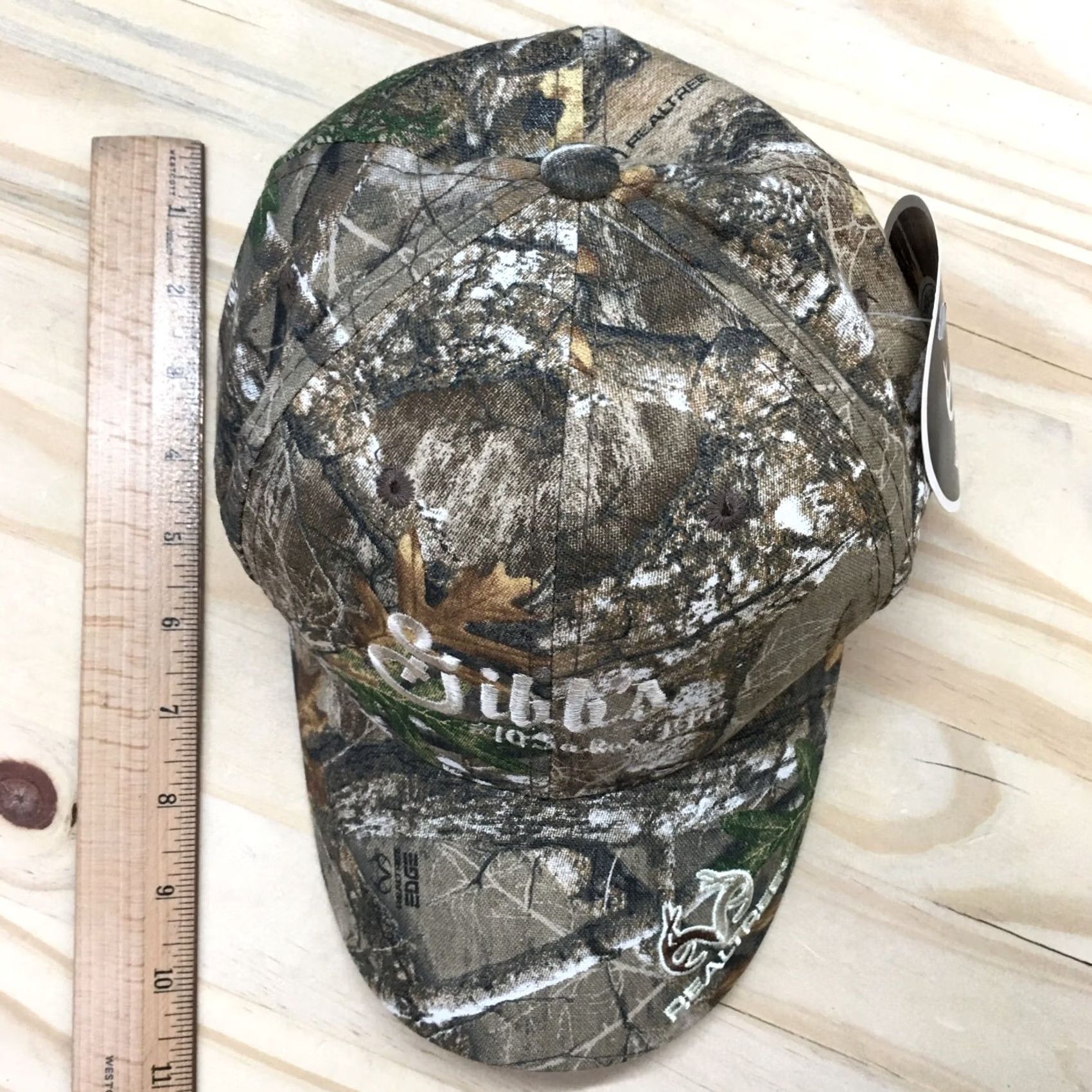 Realtree Realtree Outdoor Caps Baseball Hat Mens Brown OS Camo Embroidered Logo NEW Size ONE SIZE - 3 Thumbnail
