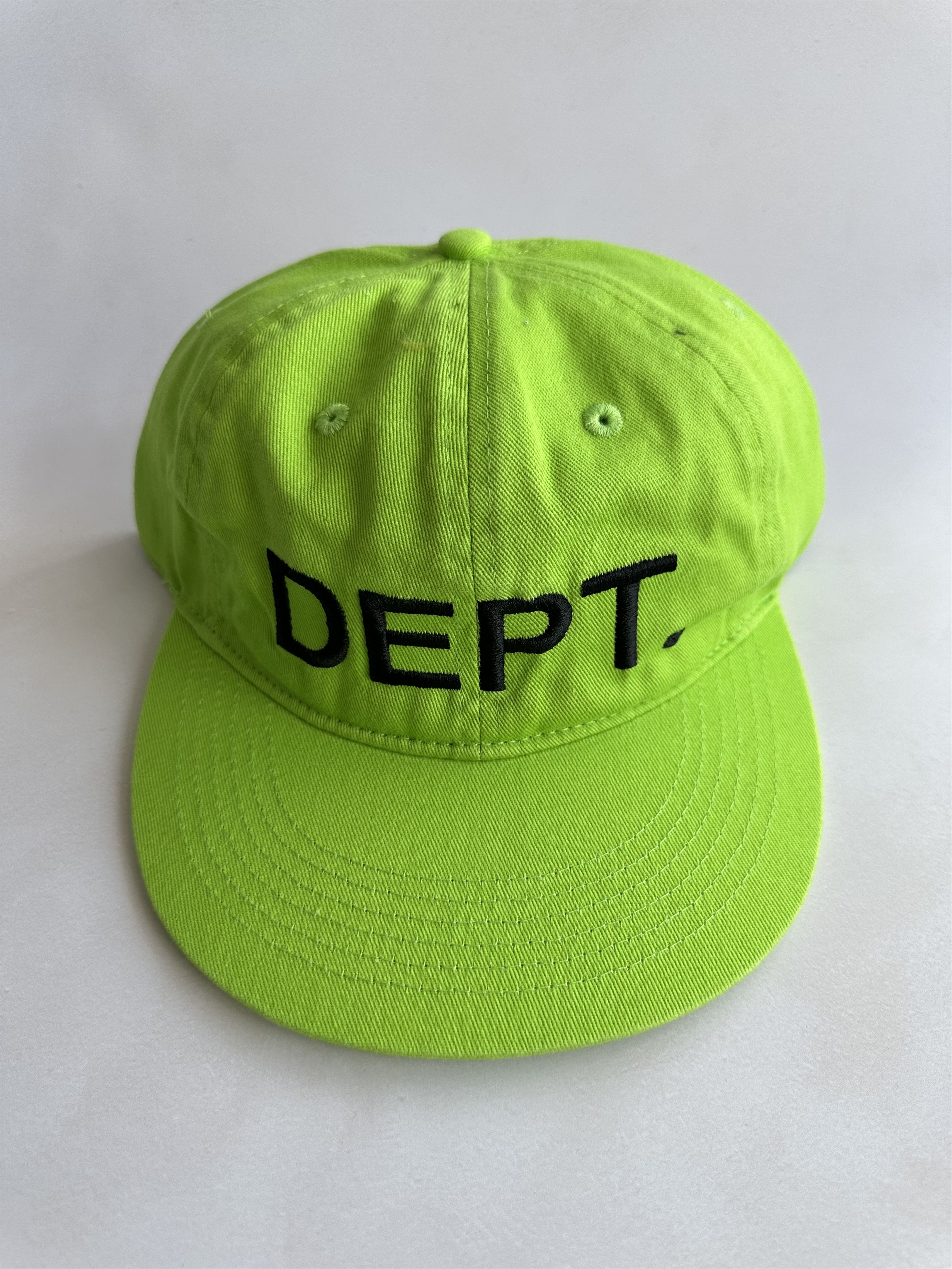 Gallery Dept. Gallery Dept Lime Embroidered Logo Baseball Cap Size ONE SIZE - 1 Thumbnail