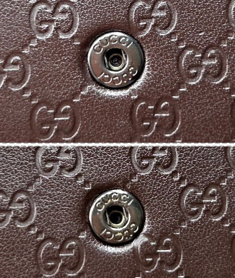 Gucci Gucci Guccissima Chocolate Brown Sunglasses Case Cardholder Size ONE SIZE - 3 Thumbnail