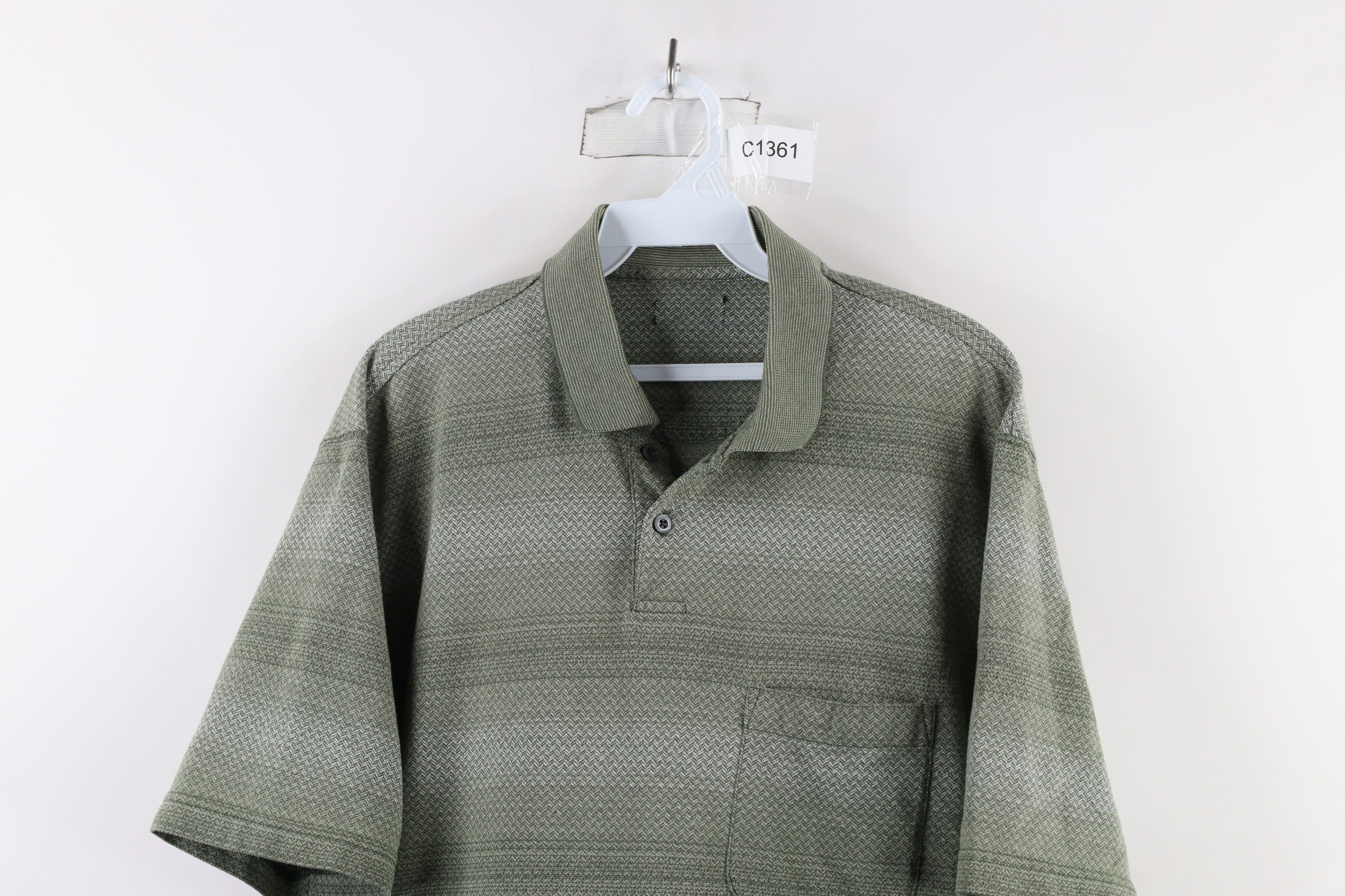 Vintage Vintage 90s Streetwear Knit Collared Polo Shirt Green Size US S / EU 44-46 / 1 - 2 Thumbnail