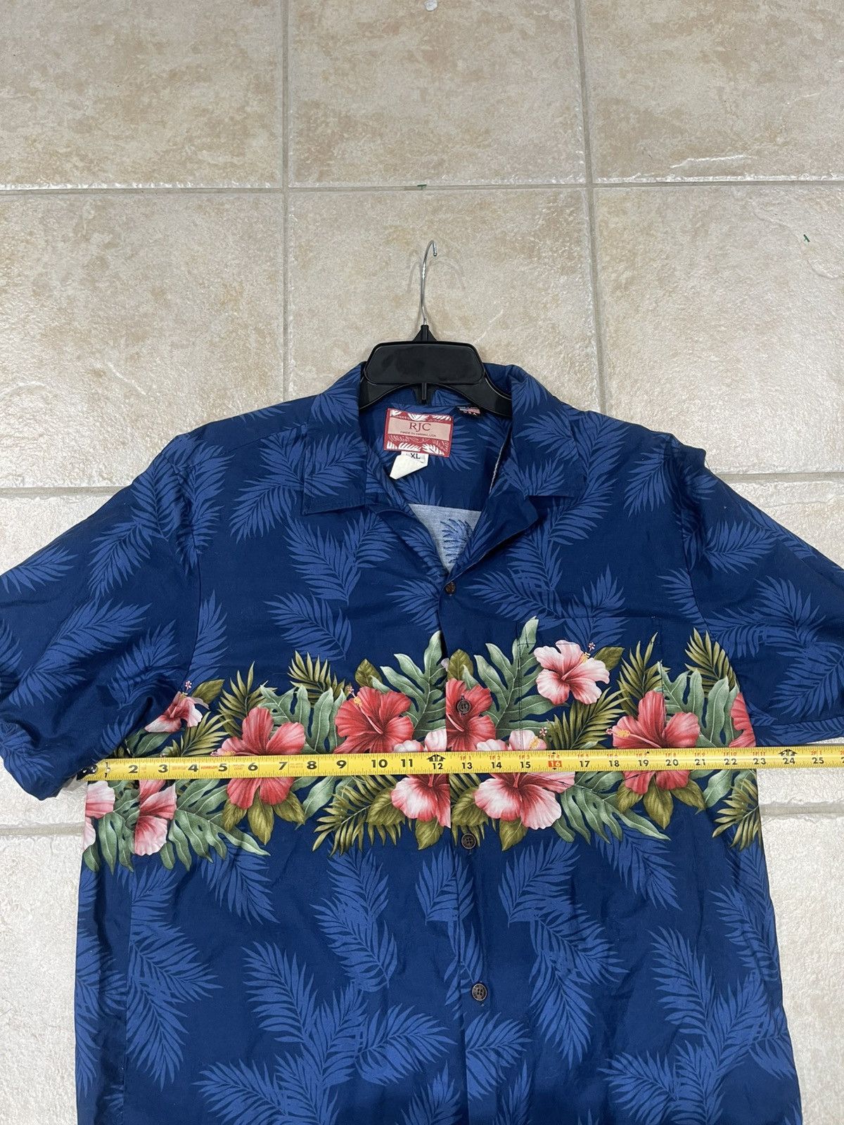 Other RJC Hawaiian Camp Shirt Mens M 100% Cotton Tropical Print Size US XL / EU 56 / 4 - 7 Thumbnail