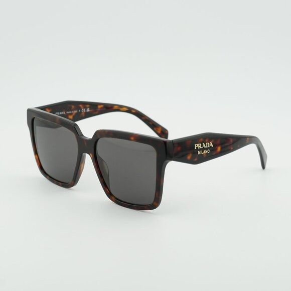 Prada Prada PR24ZS 17N40L Sunglasses Root Tortoise Square Frame Size ONE SIZE - 1 Thumbnail