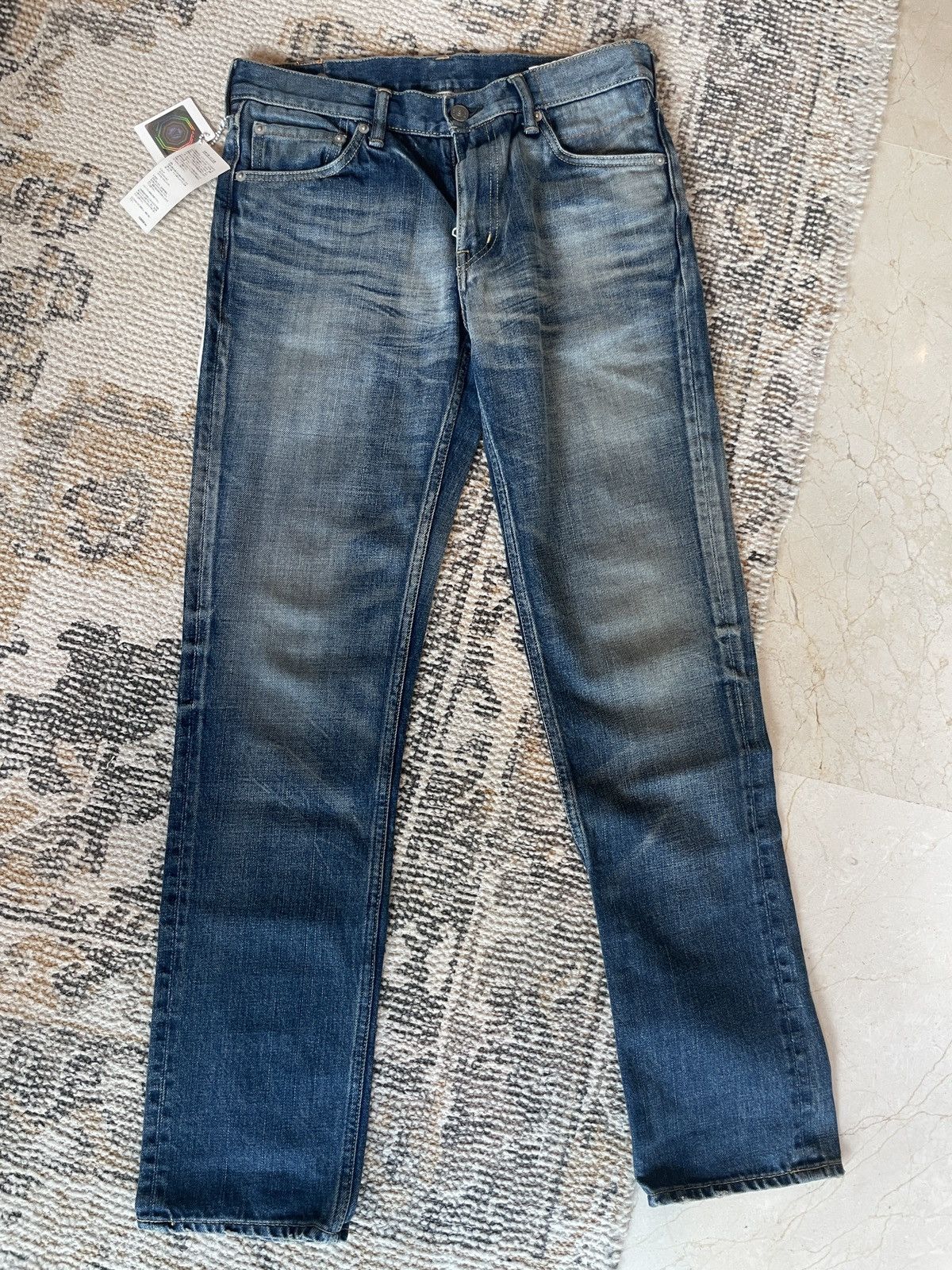 image of Visvim Social Sculpture Jeans in Blue, Men's (Size 30)