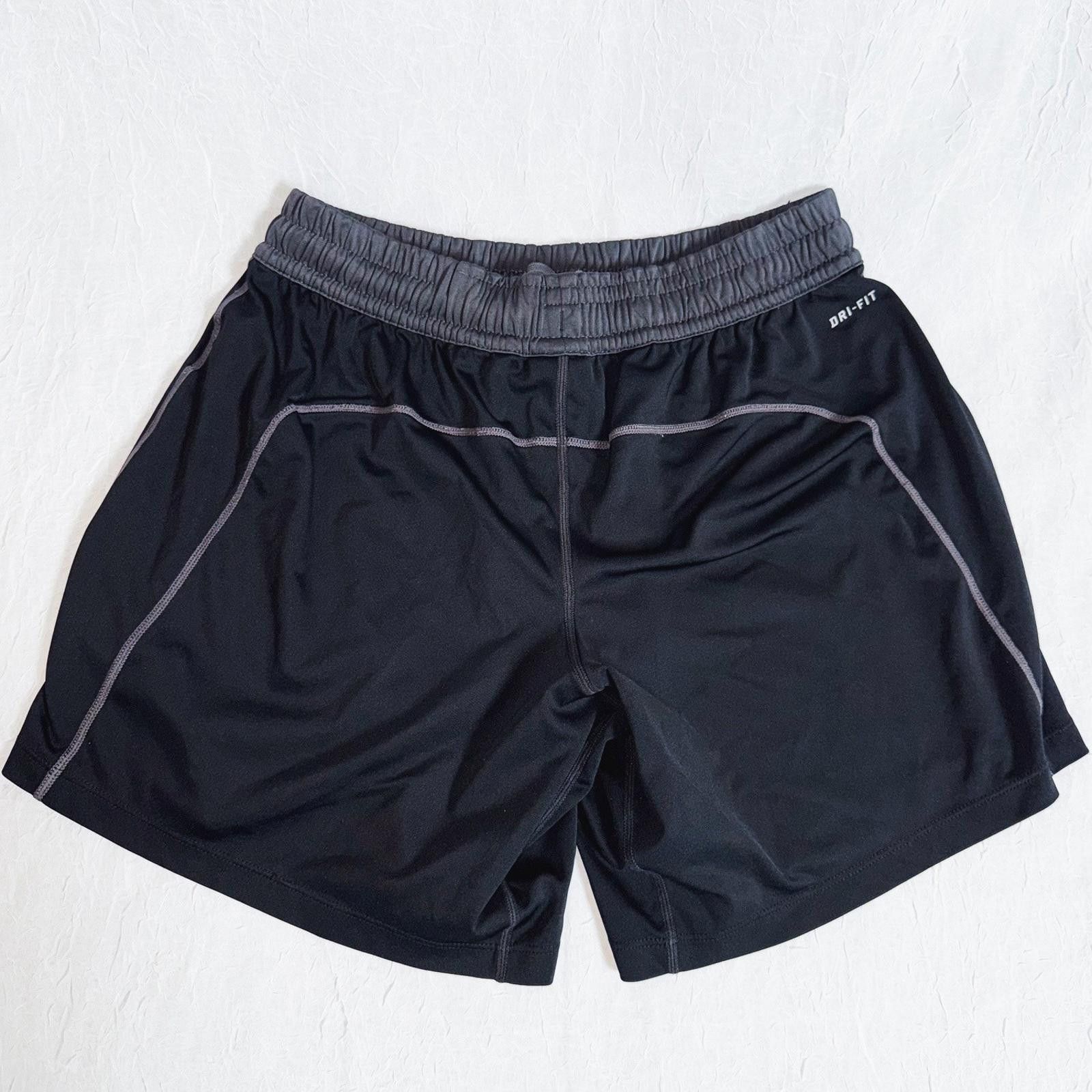 Nike Nike Dri-FIT Running Shorts Small Black Gym Training Men Size ONE SIZE - 5 Thumbnail
