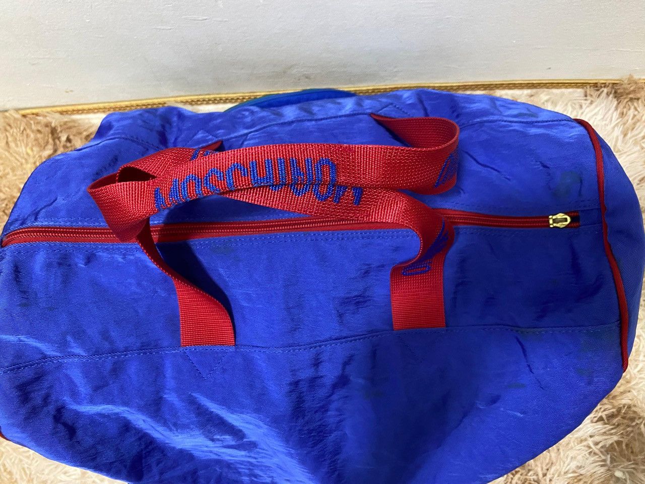 Japanese Brand vintage marvem japan peace symbol duffle bag Size ONE SIZE - 5 Thumbnail