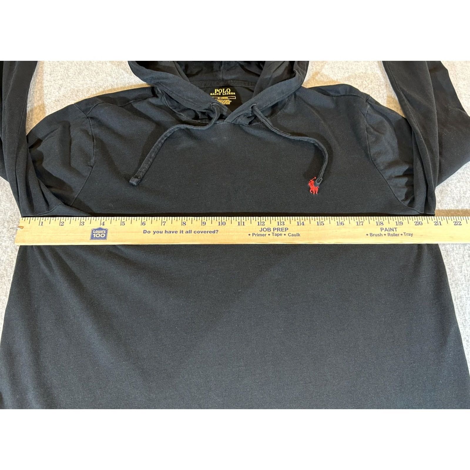 Polo Ralph Lauren Polo Ralph Lauren Hoodie Mens M Navy Jersey Knit Pullover Lightweight Shirt Size US M / EU 48-50 / 2 - 4 Thumbnail