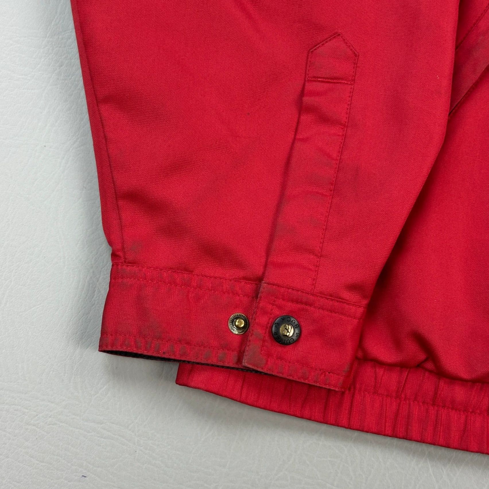 Cutter & Buck VINTAGE Cutter & Buck Jacket Mens XL Lined Full Zip Whistler 04 Presidents Club Windbreaker, Red, Solid, Regular, Golf, Walking, 90s USA Mens Size US XL / EU 56 / 4 - 3 Thumbnail