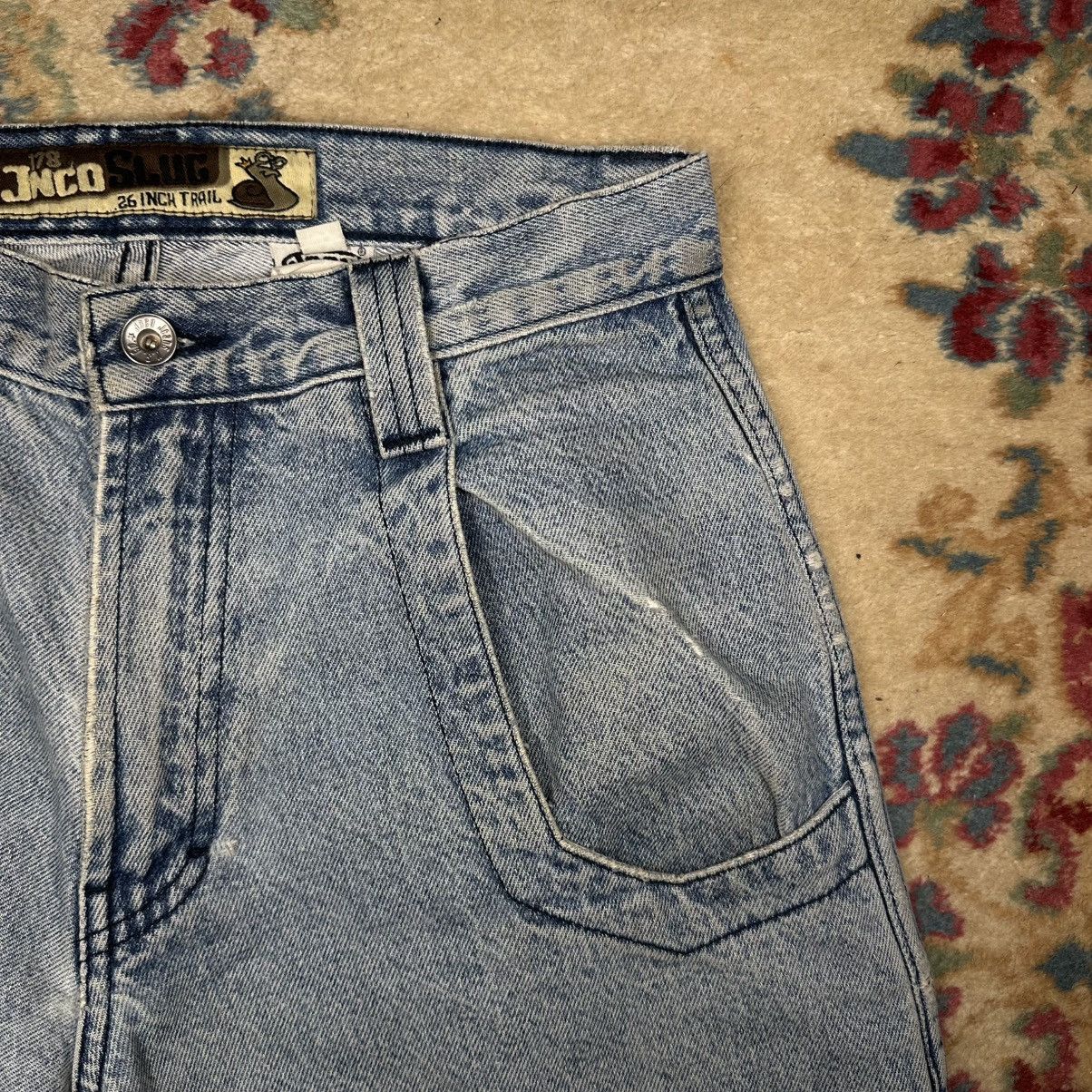 JNCO Vintage 90s JNCO Slugs Blue Denim Baggy Jeans Size US 30 / EU 46 - 4 Thumbnail