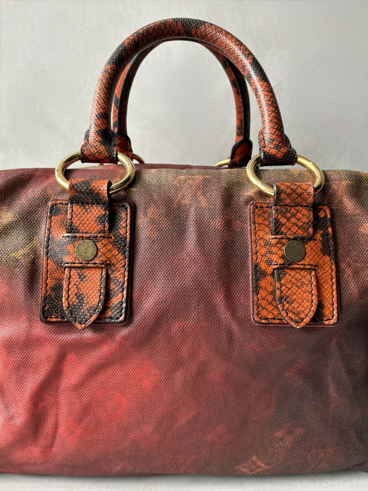 Louis Vuitton Louis Vuitton x Richard Prince - Red Mono/Snakeskin Handbag Size ONE SIZE - 14 Thumbnail