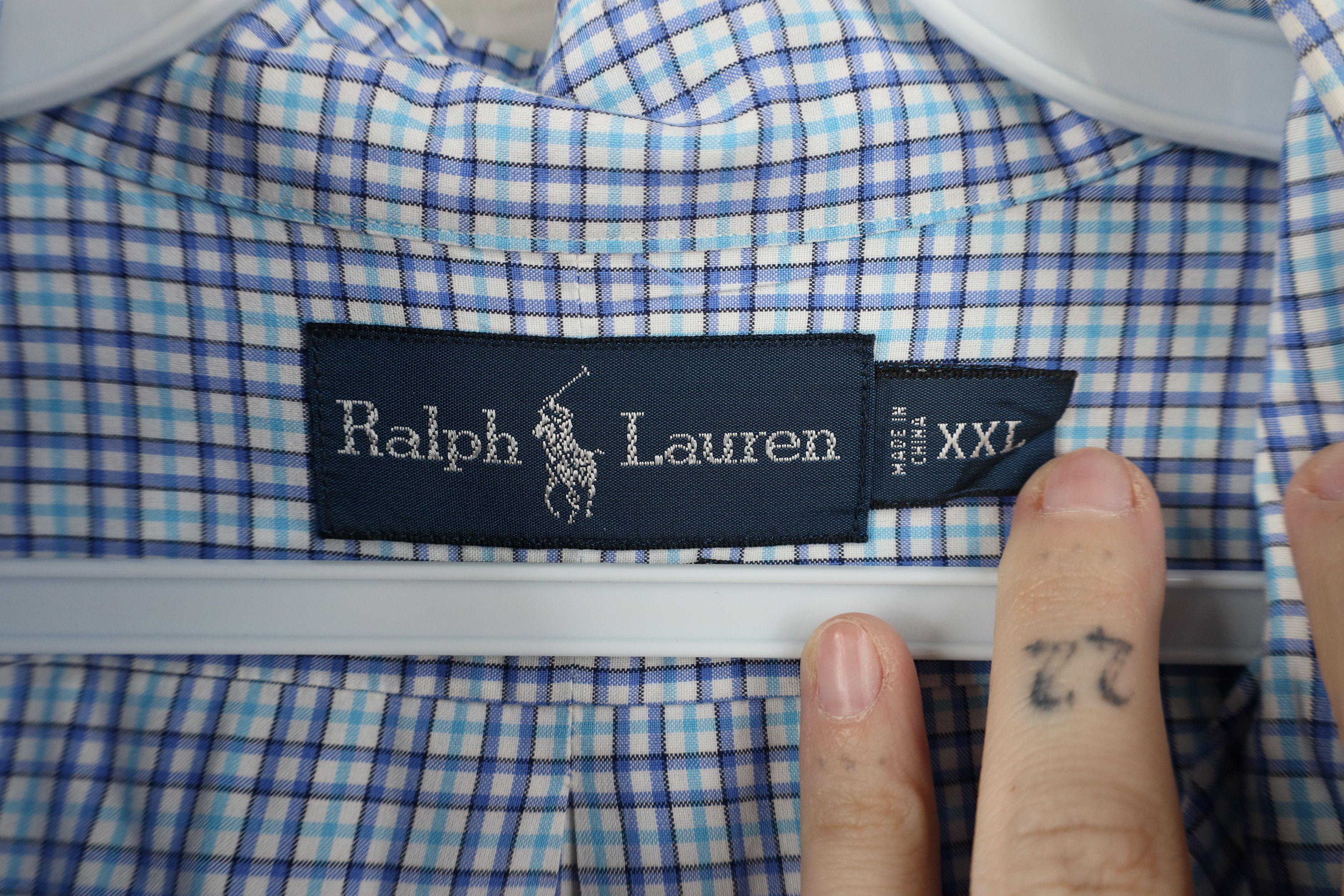 Polo Ralph Lauren Vintage Ralph Lauren Fit Collared Button Down Shirt Plaid Size US XXL / EU 58 / 5 - 7 Thumbnail