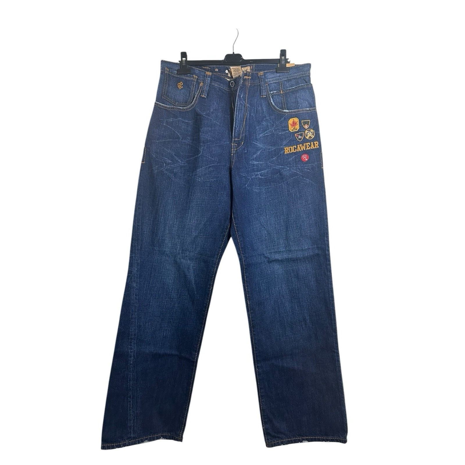 Rocawear Vintage Y2K Rocawear Jeans Mens Denim Baggy Hip Hop Indigo W Size US 36 / EU 52 - 1 Thumbnail