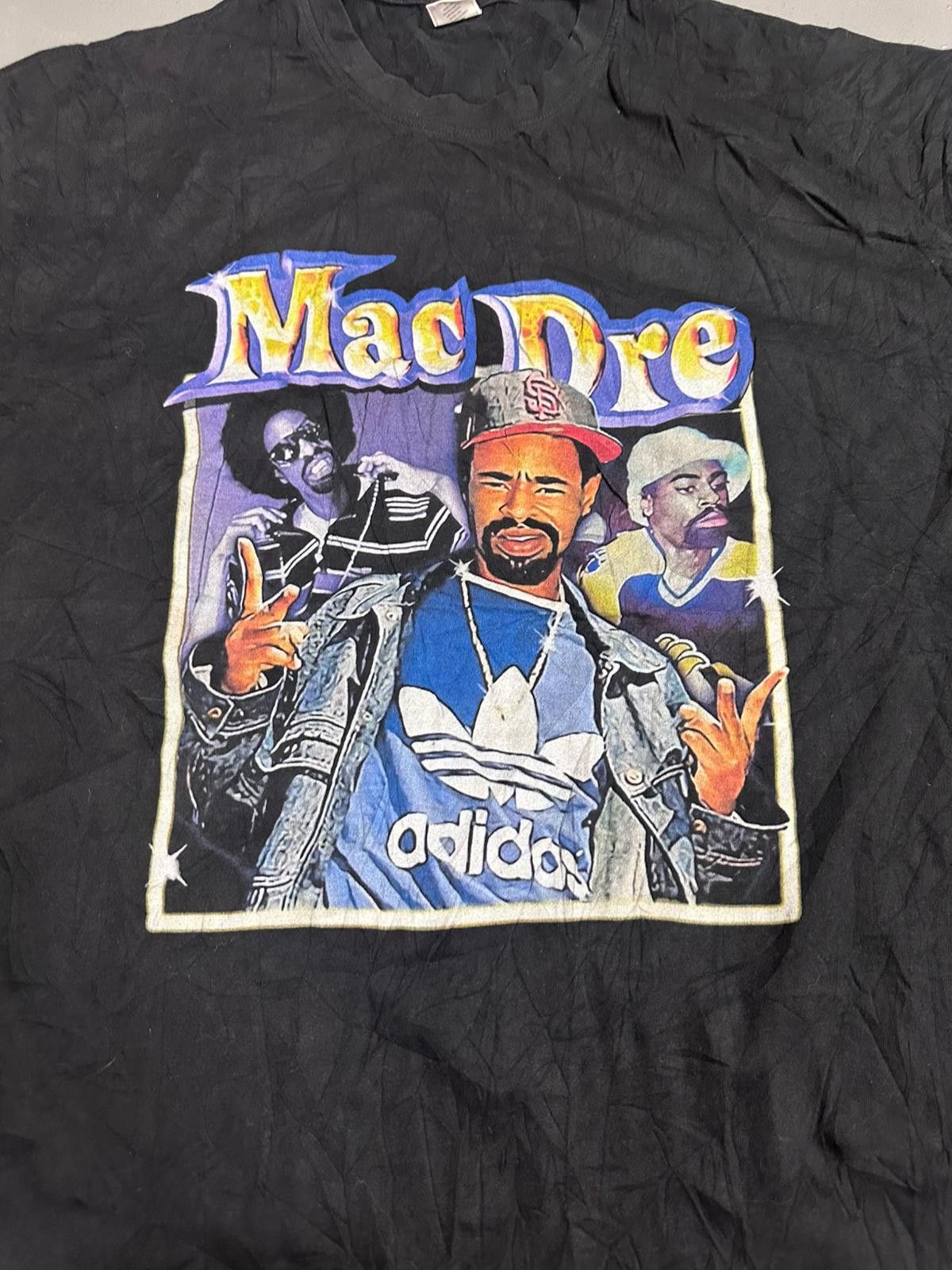 Designer Vintage Mac Dre Graphic Tee - Classic Black XL Size US XL / EU 56 / 4 - 3 Thumbnail