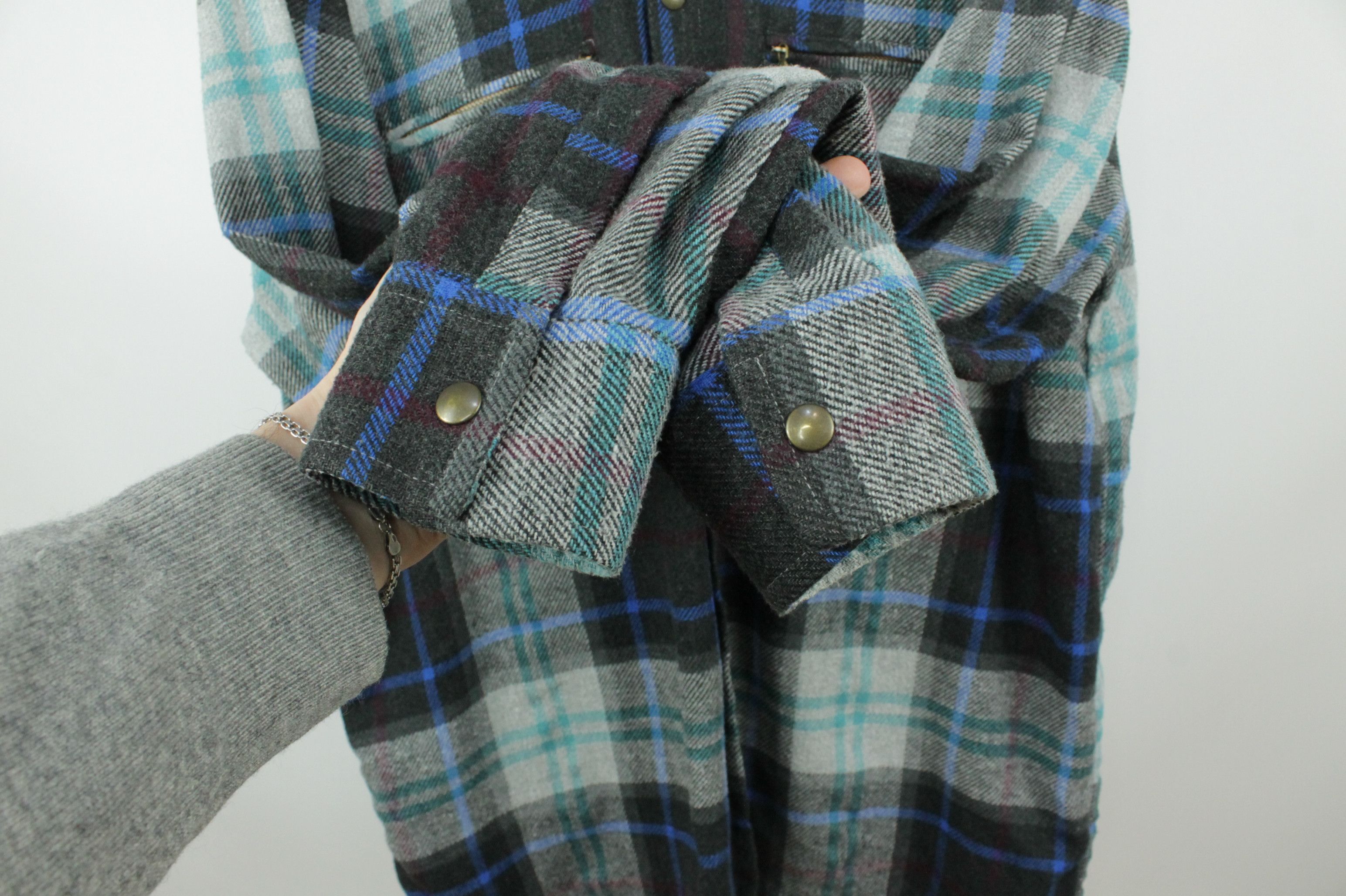 Vintage Vintage Golden Fox Flannel Wool Blend Chest Pockets Shirt Size US L / EU 52-54 / 3 - 5 Thumbnail
