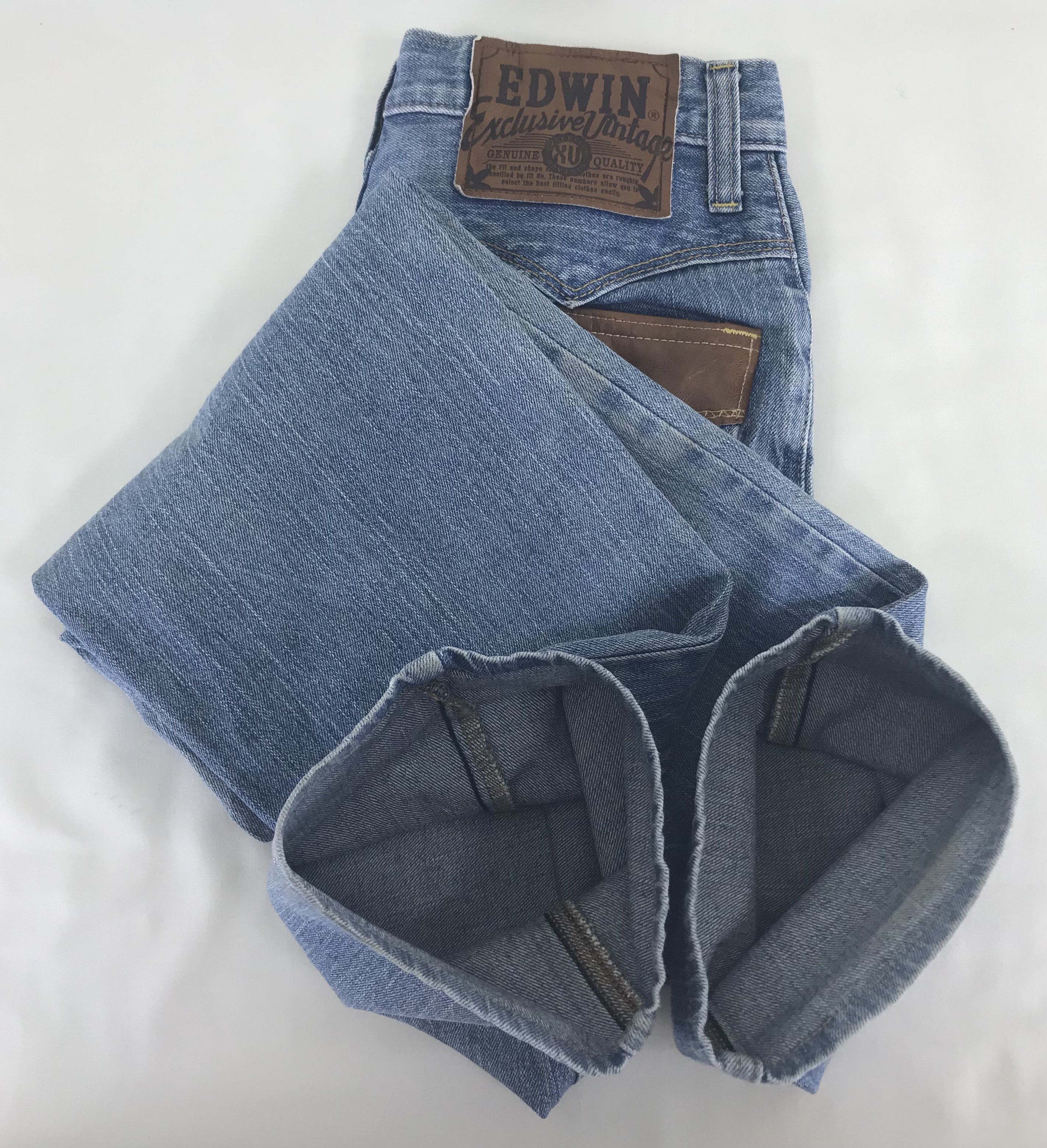 Edwin Vintage Edwin 404 Faded Blue Jeans Size US 28 / EU 44 - 12 Thumbnail