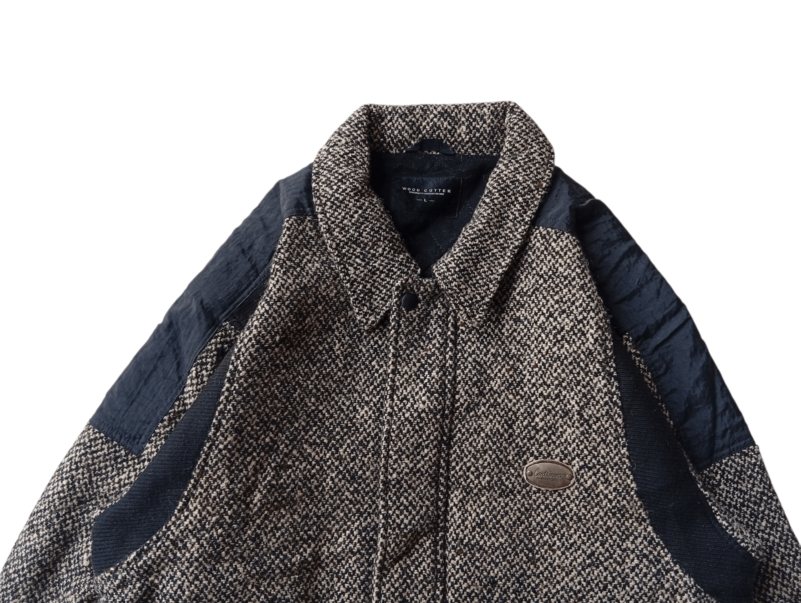 Japanese Brand WoodCutter wool hairy work jacket Size US L / EU 52-54 / 3 - 3 Thumbnail