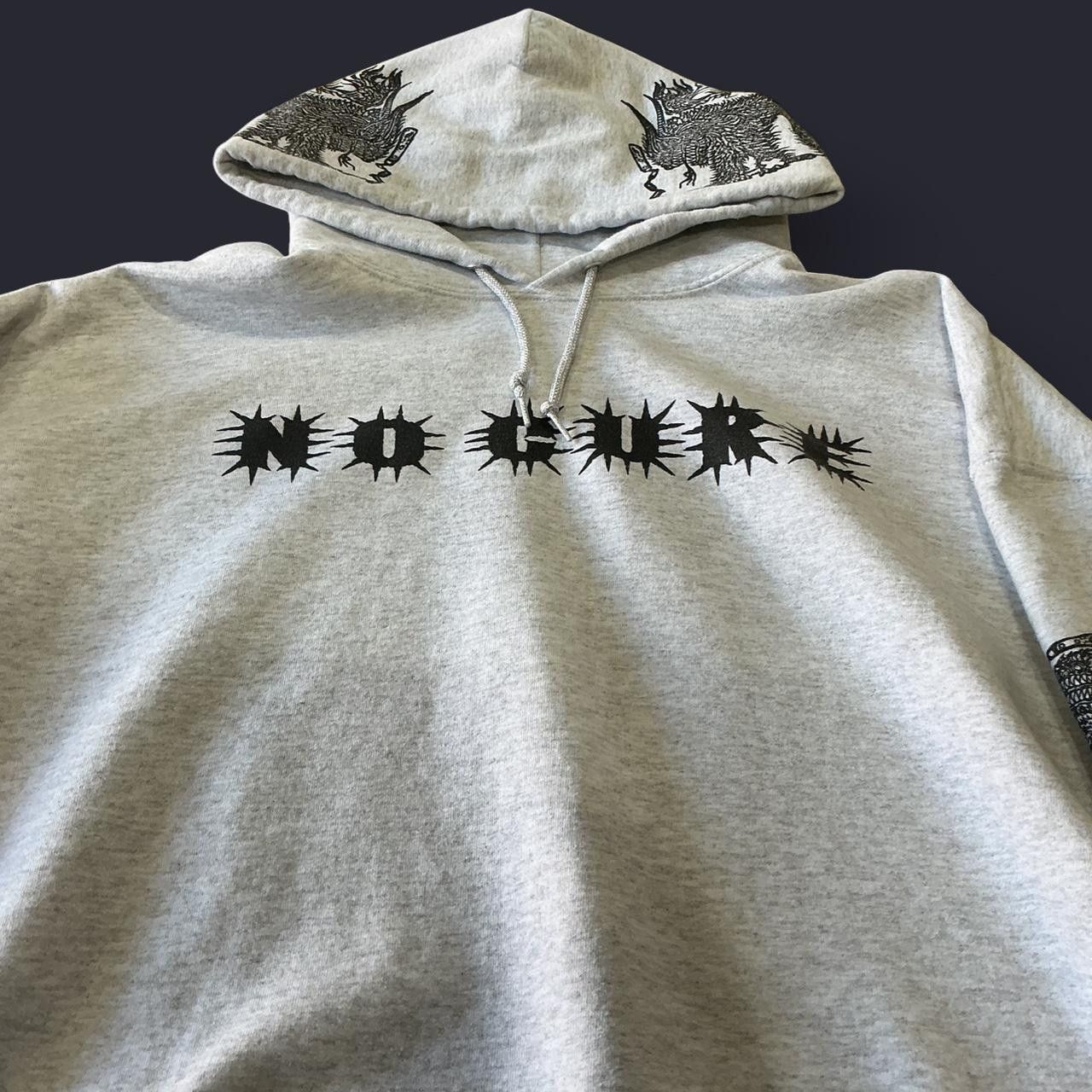 Other No Cure Hardcore Hoodie 2XL — Grey Size US XXL / EU 58 / 5 - 2 Thumbnail