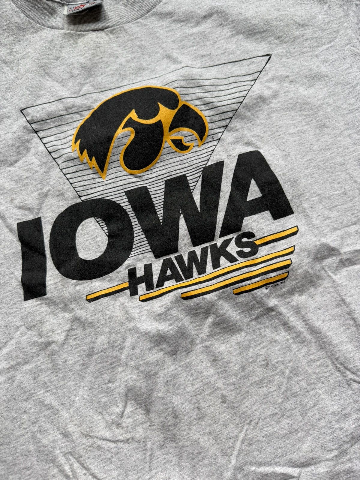 Logo 7 Vintage Iowa Hawkeyes Tee Size US XL / EU 56 / 4 - 2 Thumbnail