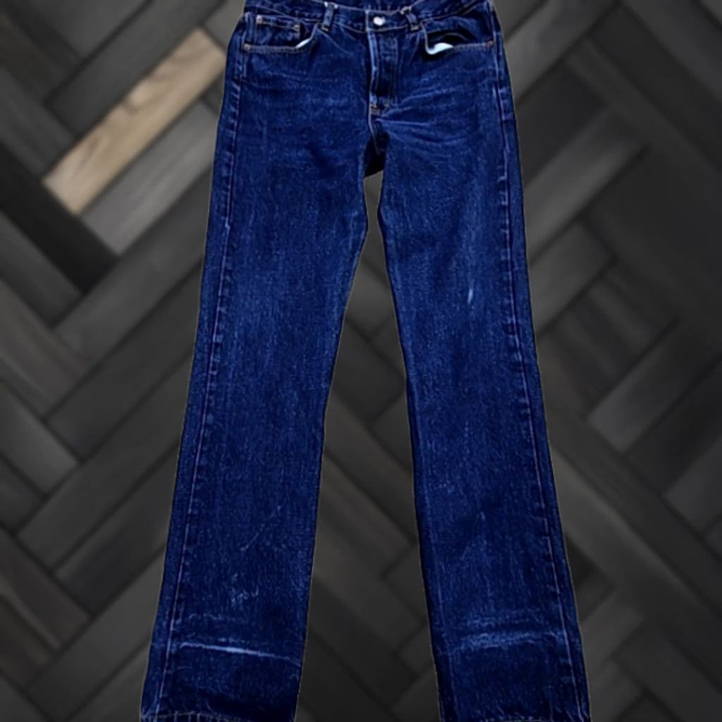 Levi's Levi's 501 Indigo Straight Denim Jeans Jeans 501 WW NWOT Men 34x34 Indigo Regular 5-Pocket Button Rise Mid Denim USA 100% Cotton Levi's 501 Size US 39 - 1 Thumbnail