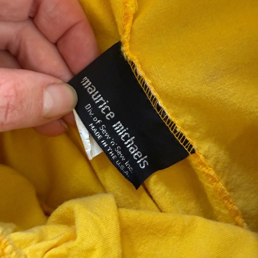 Vintage Vintage 80s Maurice Michaels Yellow Romper Ruffle M L Size 32" / US 10 / IT 46 - 8 Thumbnail