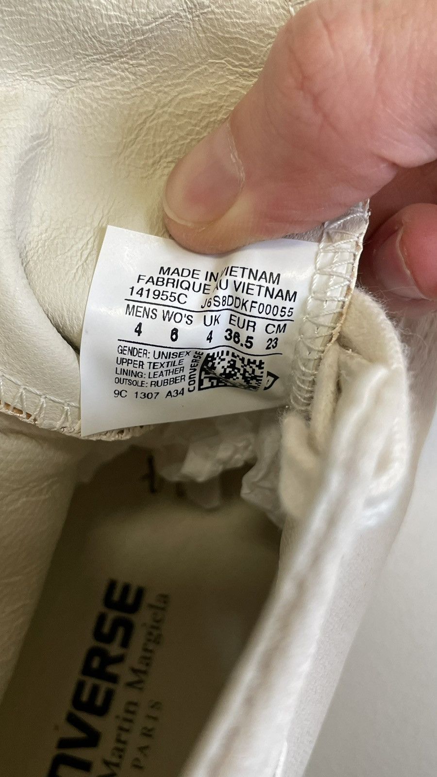 Converse × Maison Margiela S/S 14 Painted Chuck Taylor Sneakers Size US 7 / IT 37 - 14 Thumbnail