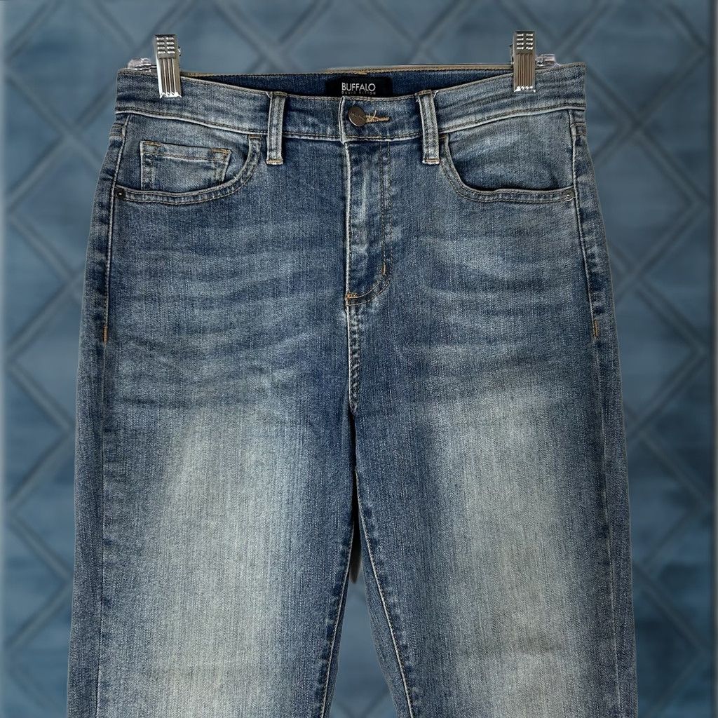 Buffalo David Bitton Buffalo David Bitton Ivy Ankle Skinny Jeans Womens 28 Blue Denim High Rise Bling Size 28" / US 6 / IT 42 - 1 Thumbnail