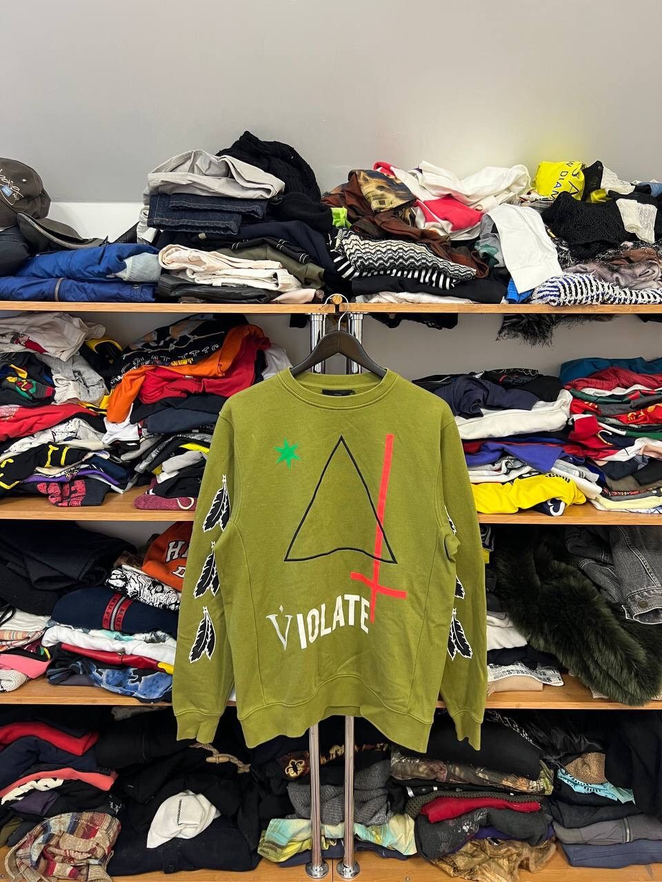 Black Scale Black Scale All Over Print Y2K Sweatshirt Size US M / EU 48-50 / 2 - 1 Thumbnail