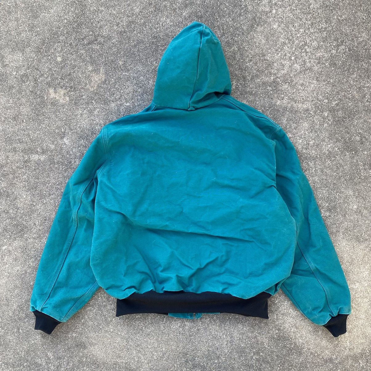 Carhartt 90s Aqua Teal Carhartt jacket Size US XXL / EU 58 / 5 - 7 Thumbnail