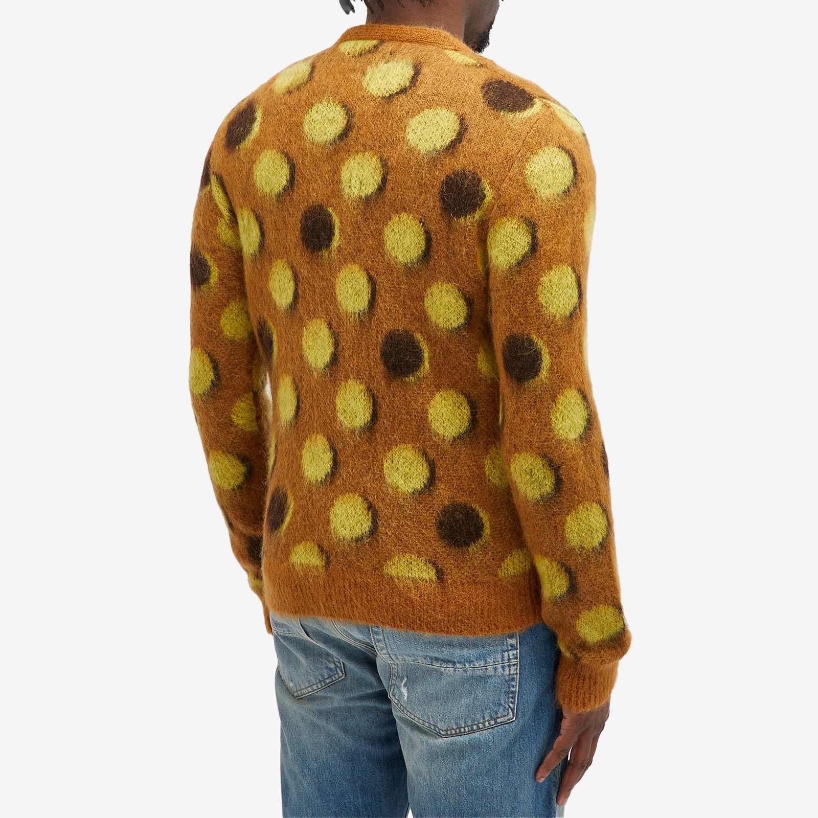Amiri oc11z0225 Polkadot Mohair Cardigan in Multicolor Size US S / EU 44-46 / 1 - 3 Thumbnail