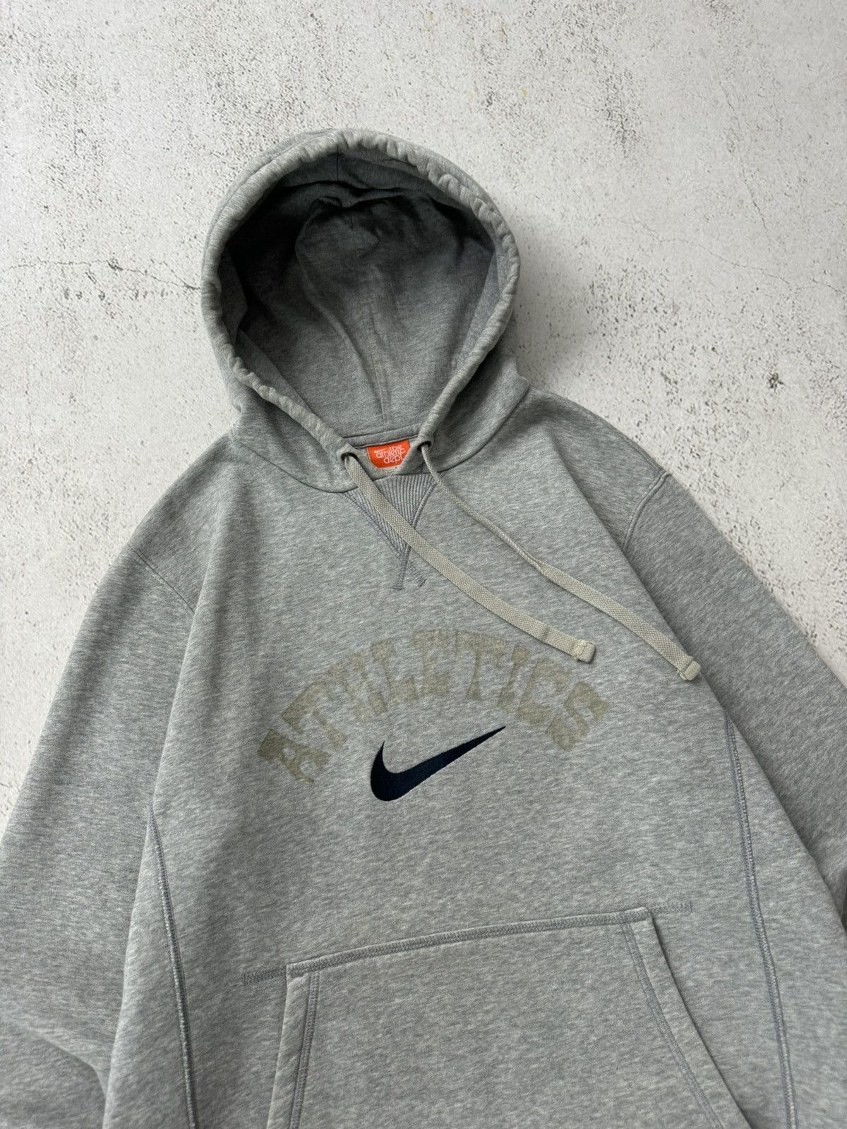 Nike × Vintage Nike Athletic Swoosh Vintage Hoodie Size US L / EU 52-54 / 3 - 4 Thumbnail