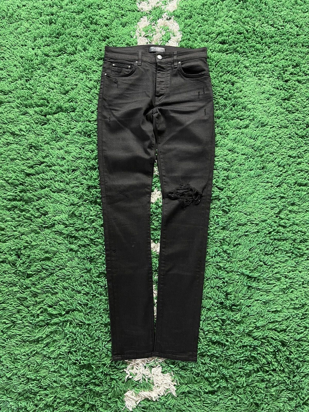 Amiri Amiri Distressed Jeans (Black) Size US 30 / EU 46 - 1 Thumbnail