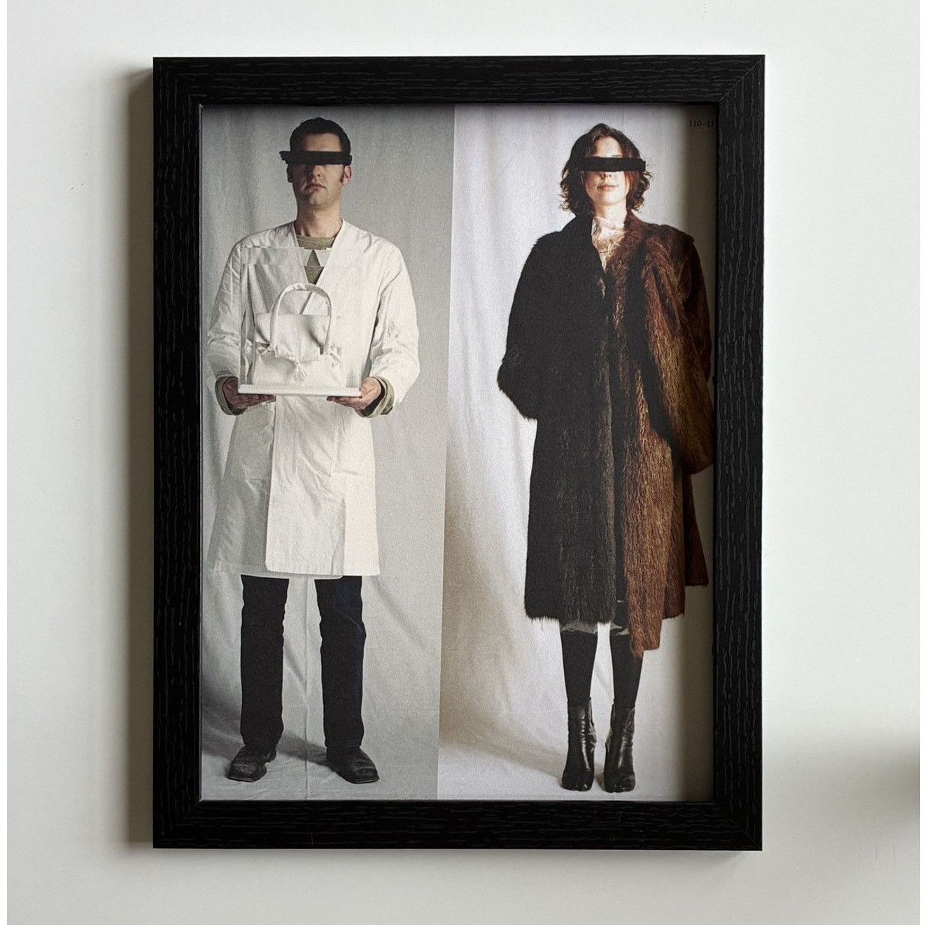 Maison Margiela × Vintage Maison Margiela Archive Fashion photo framed 9x12 Size ONE SIZE - 1 Thumbnail