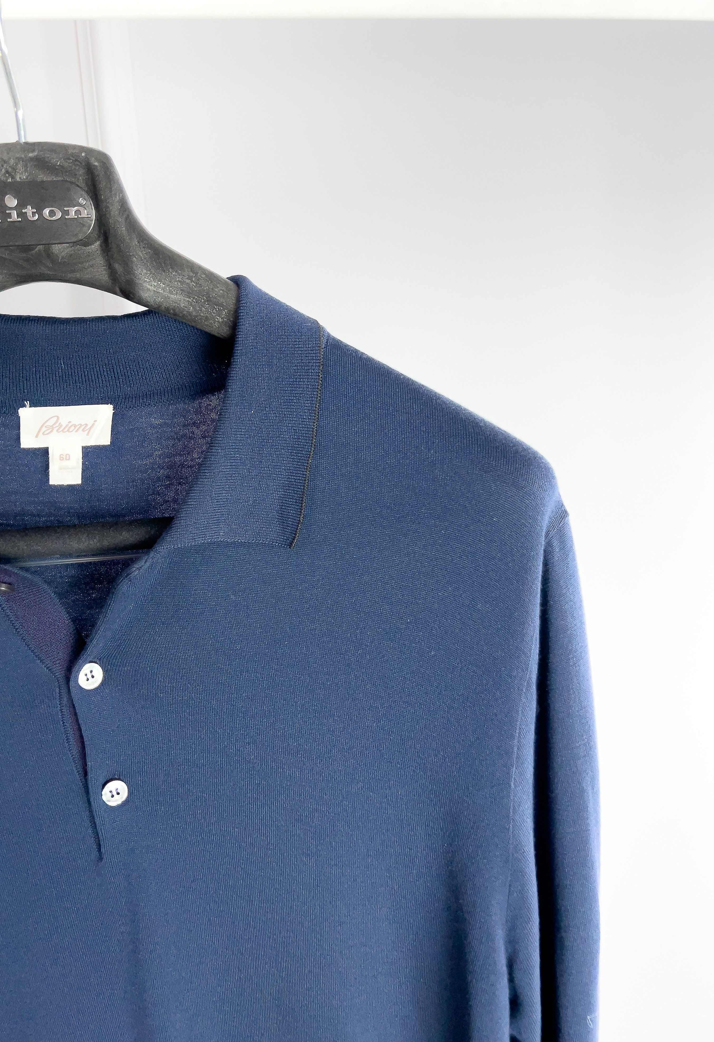 Brioni Men's polo Brioni Size US XL / EU 56 / 4 - 2 Thumbnail