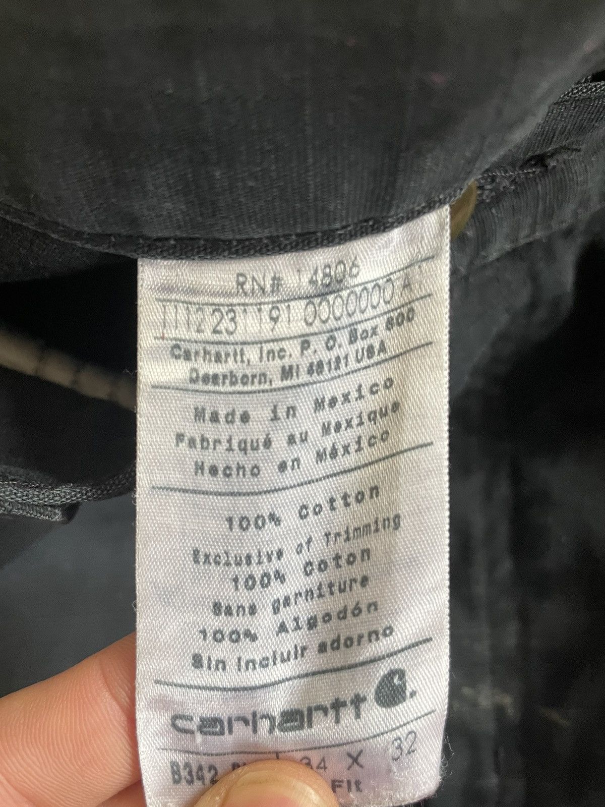 Carhartt × Vintage Vintage Carhartt carpenter workwear made in mexico Size US 32 / EU 48 - 8 Thumbnail