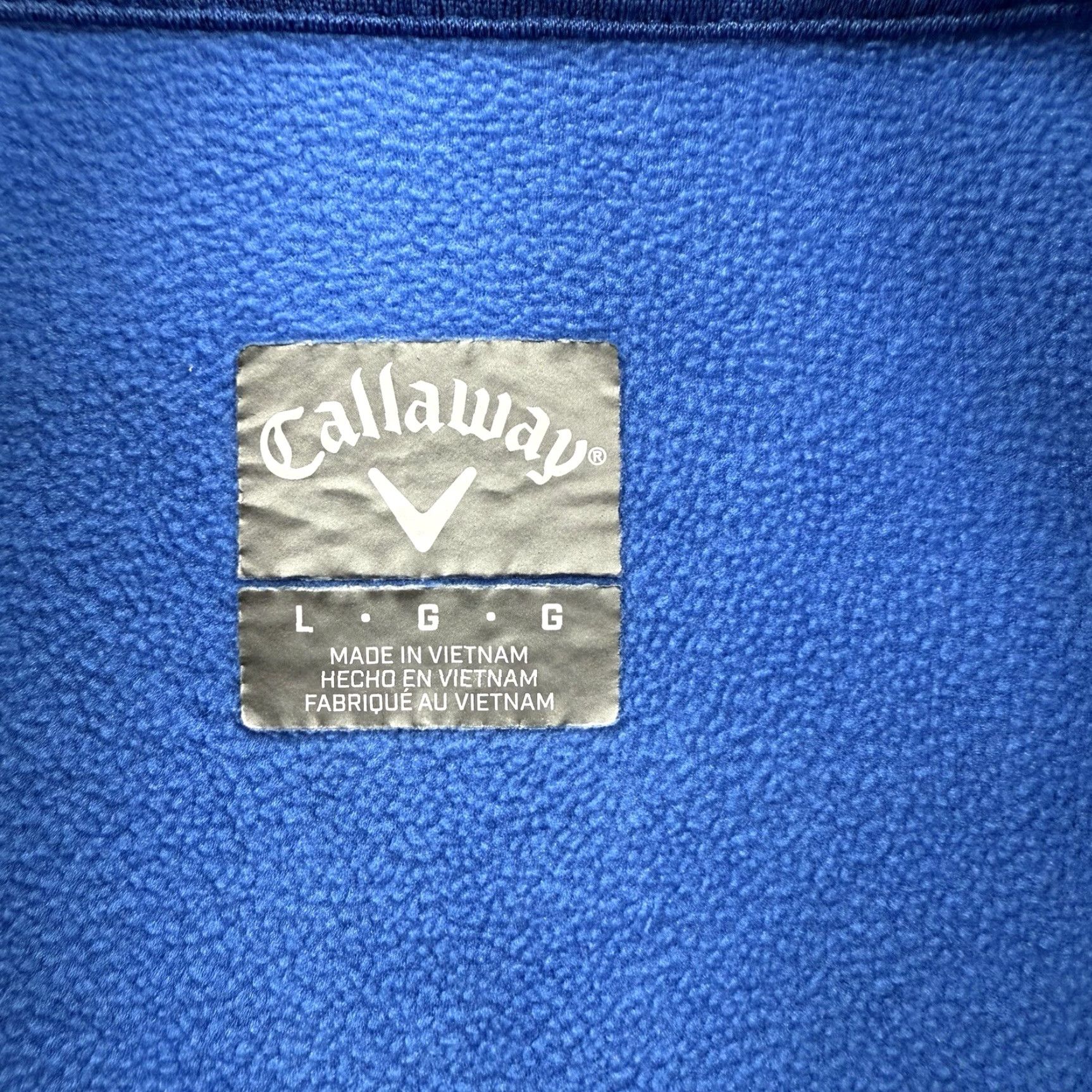 Callaway Callaway Sweater Men L Blue Polyester Pullover Lightweight Stretch Golf Casual Fall Winter Sports Shirts Size US L / EU 52-54 / 3 - 3 Thumbnail