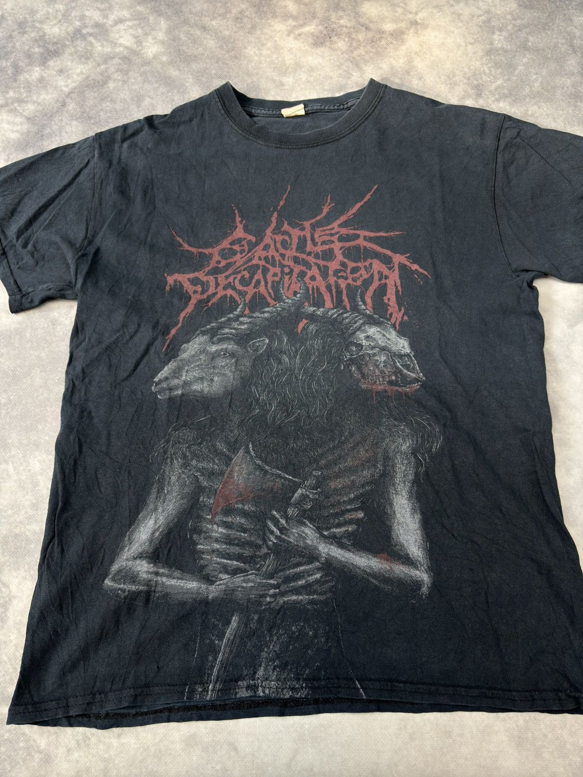 Band Tees Cattle Decapitation Horror Punk Rock Band T-Shirt Y2K 90s Size US M / EU 48-50 / 2 - 2 Thumbnail