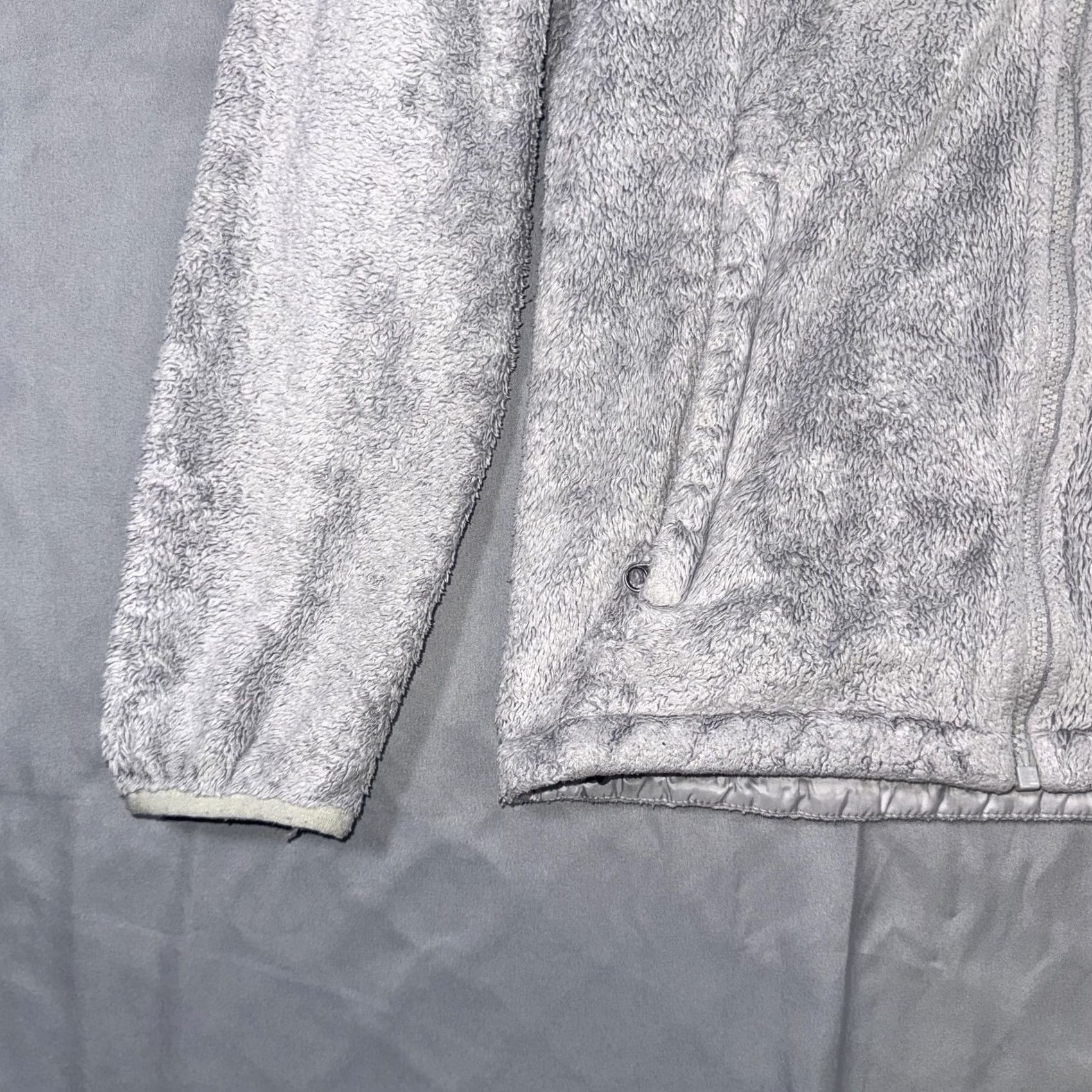 The North Face The North Face Fleece Jacket Womens XS Gray Osito High Pile Full Zip Warm Size XS / US 0-2 / IT 36-38 - 7 Thumbnail