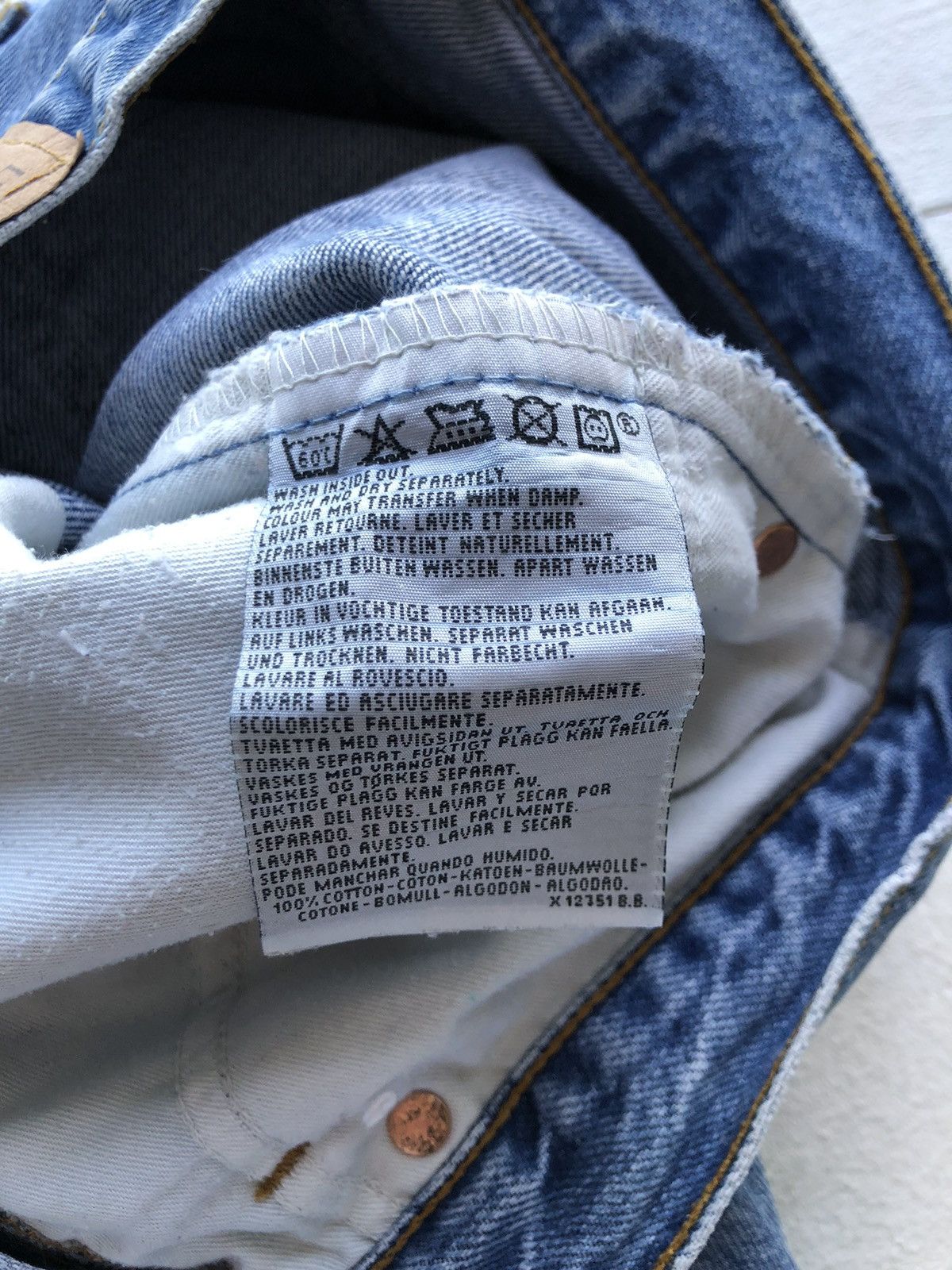 Levi's Very Rare Vintage 90s Levi’s Orange Tap opium Y2K baggy pant Size US 32 / EU 48 - 10 Thumbnail