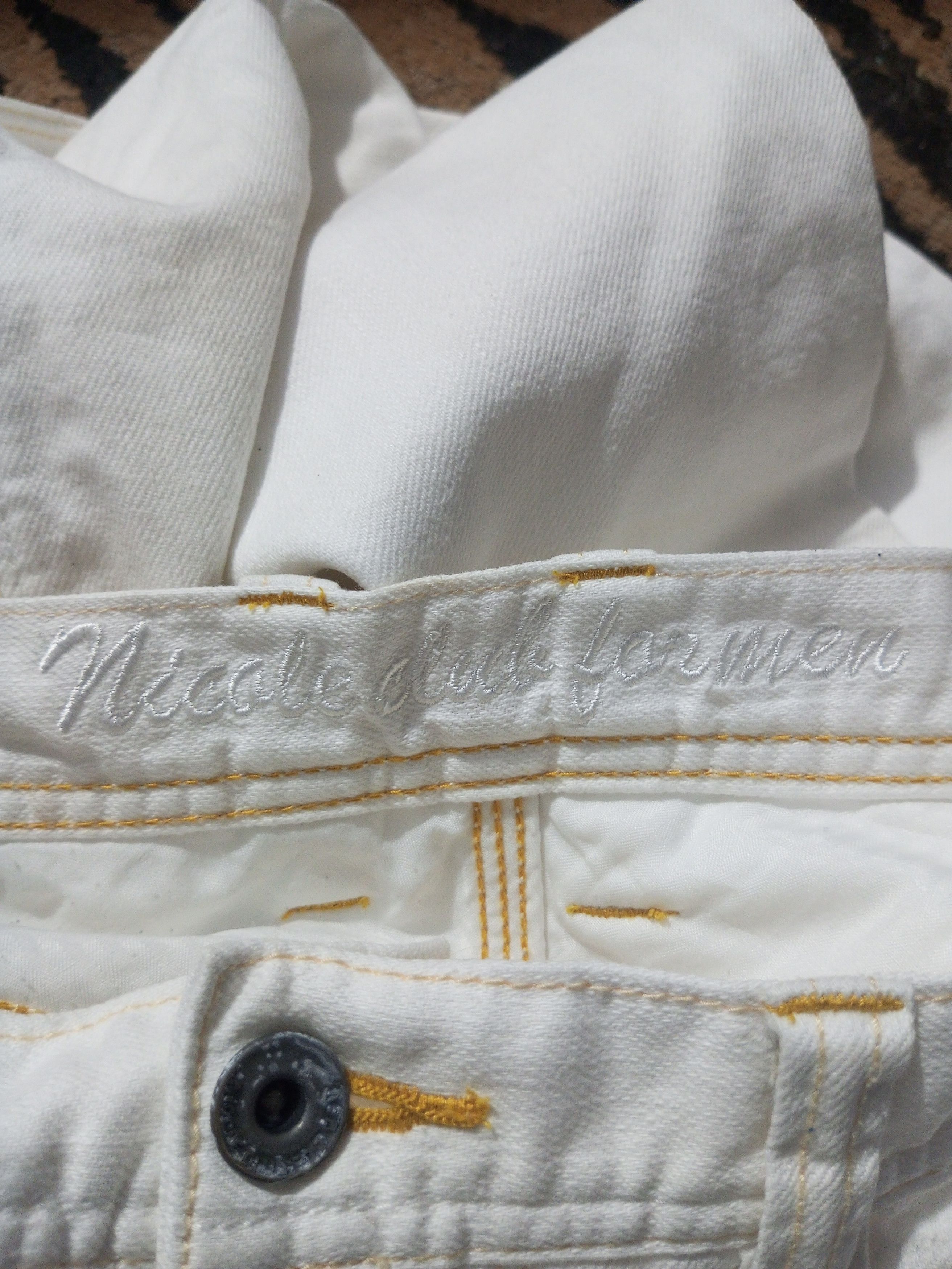 Japanese Brand Nicole club for men NCFM white flare denim Size US 32 / EU 48 - 10 Thumbnail
