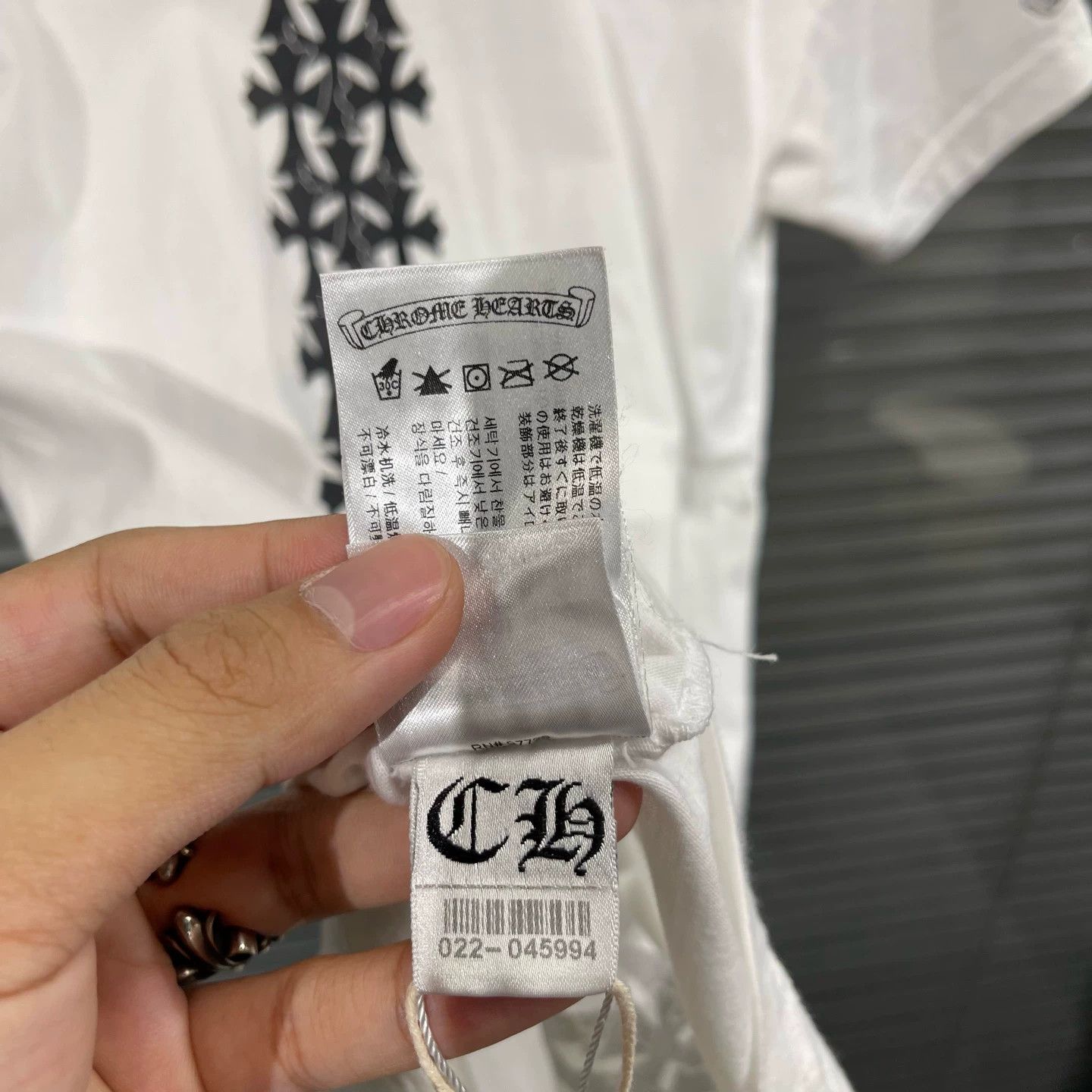 Chrome Hearts Chrome Hearts White Back Logo Dragon Bone Short Sleeve XS Size XS / US 0-2 / IT 36-38 - 8 Thumbnail