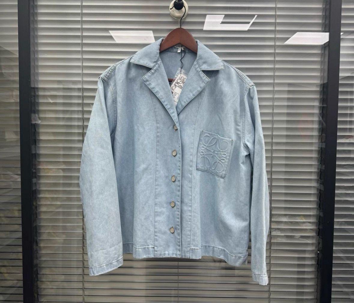 Loewe Loewe Big logo denim shirt jacket Size XS / US 0-2 / IT 36-38 - 1 Thumbnail