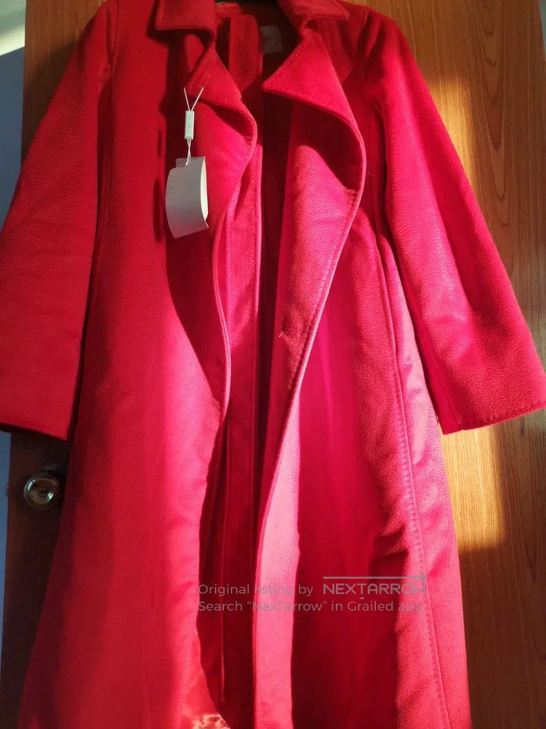 Other Max Mara Red Cashmere Coat Size XS / US 0-2 / IT 36-38 - 4 Thumbnail