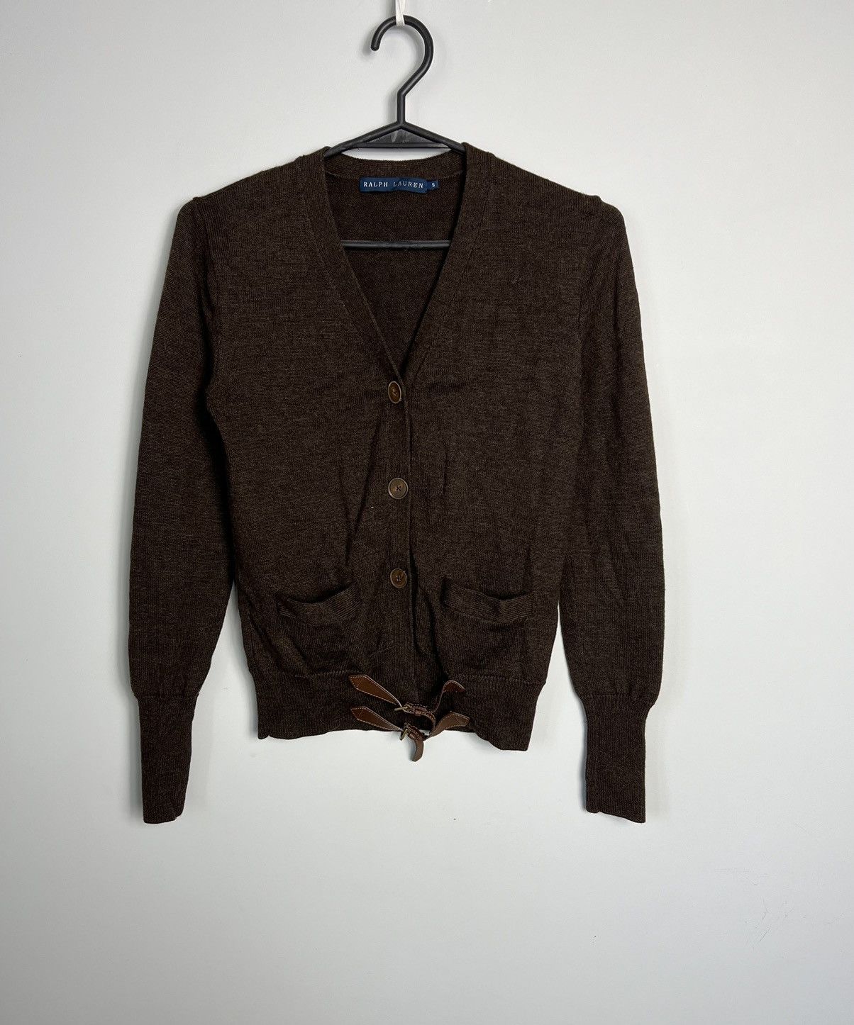 Ralph Lauren Cardigan Ralph Lauren 100% Merino Wool Sweater Size S / US 4 / IT 40 - 1 Thumbnail