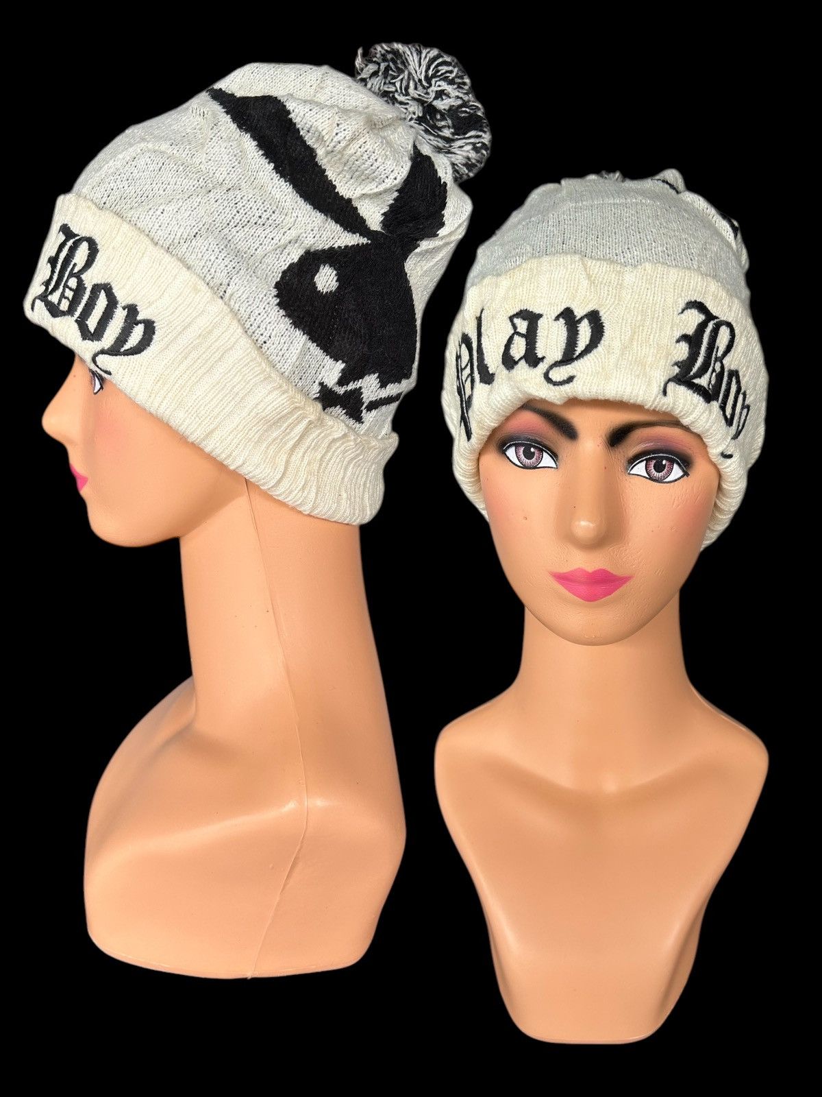 Vtg PlayBoy Beanie Hats