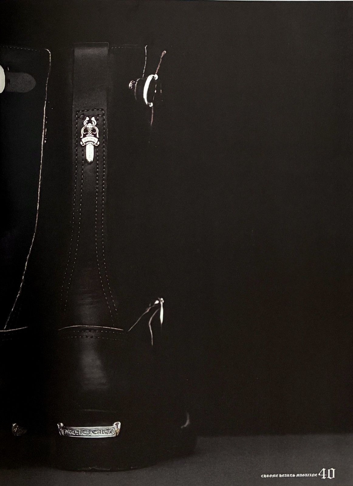 Chrome Hearts Chrome Hearts black boot Framed poster 9x11 Size ONE SIZE - 2 Thumbnail