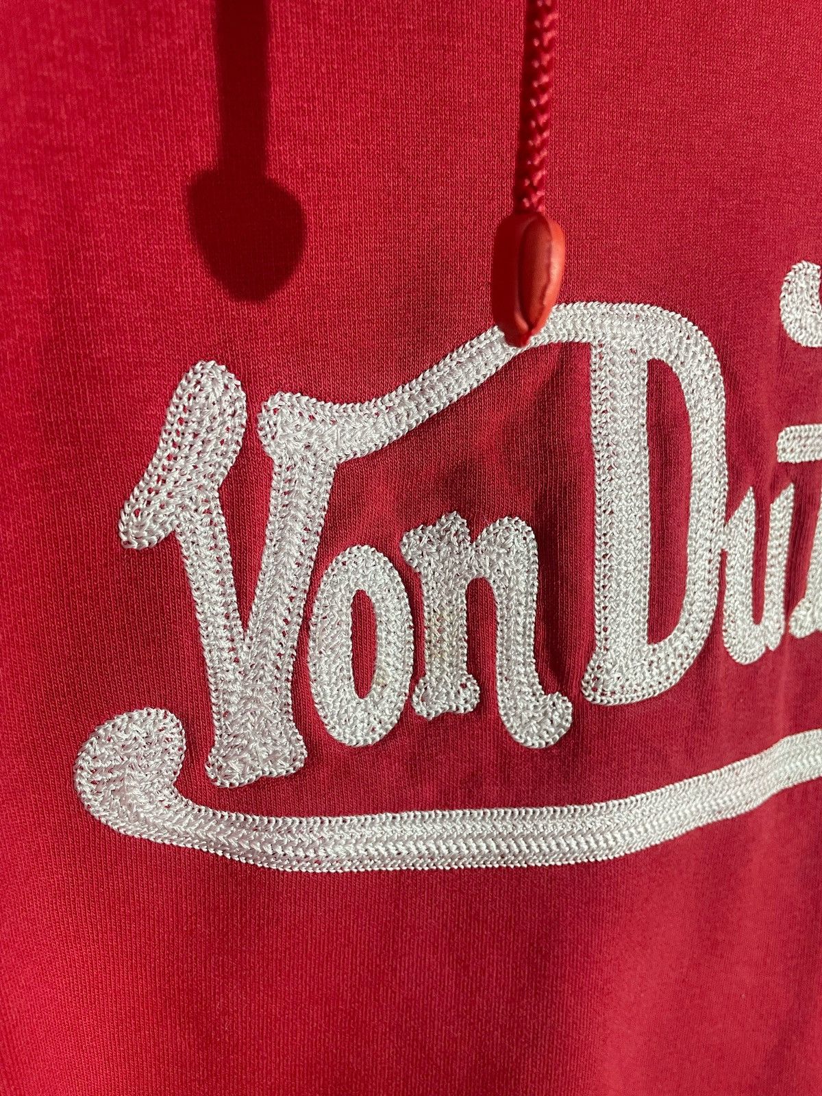 Designer × Von Dutch Von Dutch Red Men Hoodie Embroidery Logo Size XL Streetwear Size US XL / EU 56 / 4 - 3 Thumbnail