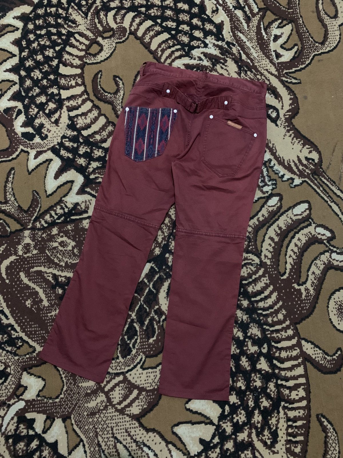 PPFM 1990s PPFM Pocket Aztec Buckle Back Size US 31 - 2 Thumbnail